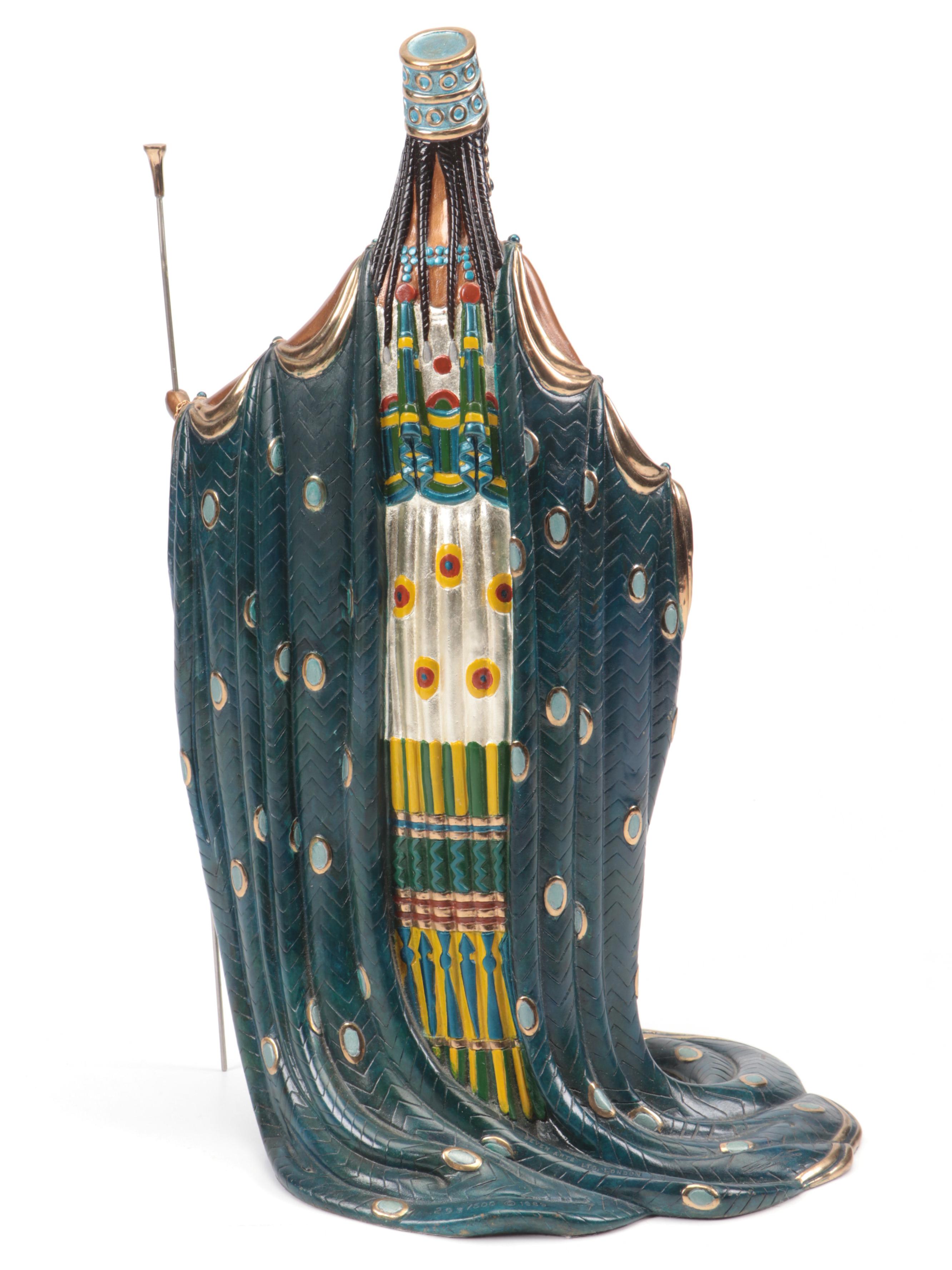 Erté Patinated Bronze Sculpture "Hera," 1989