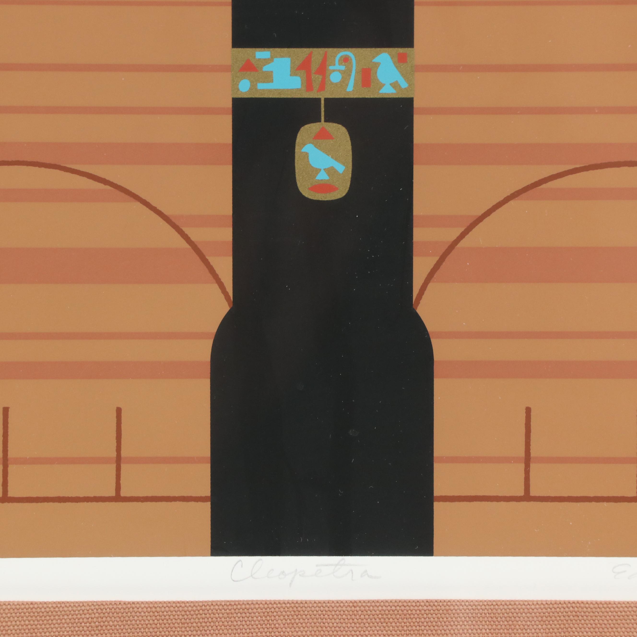 Edie Harper Serigraph "Cleopatra"