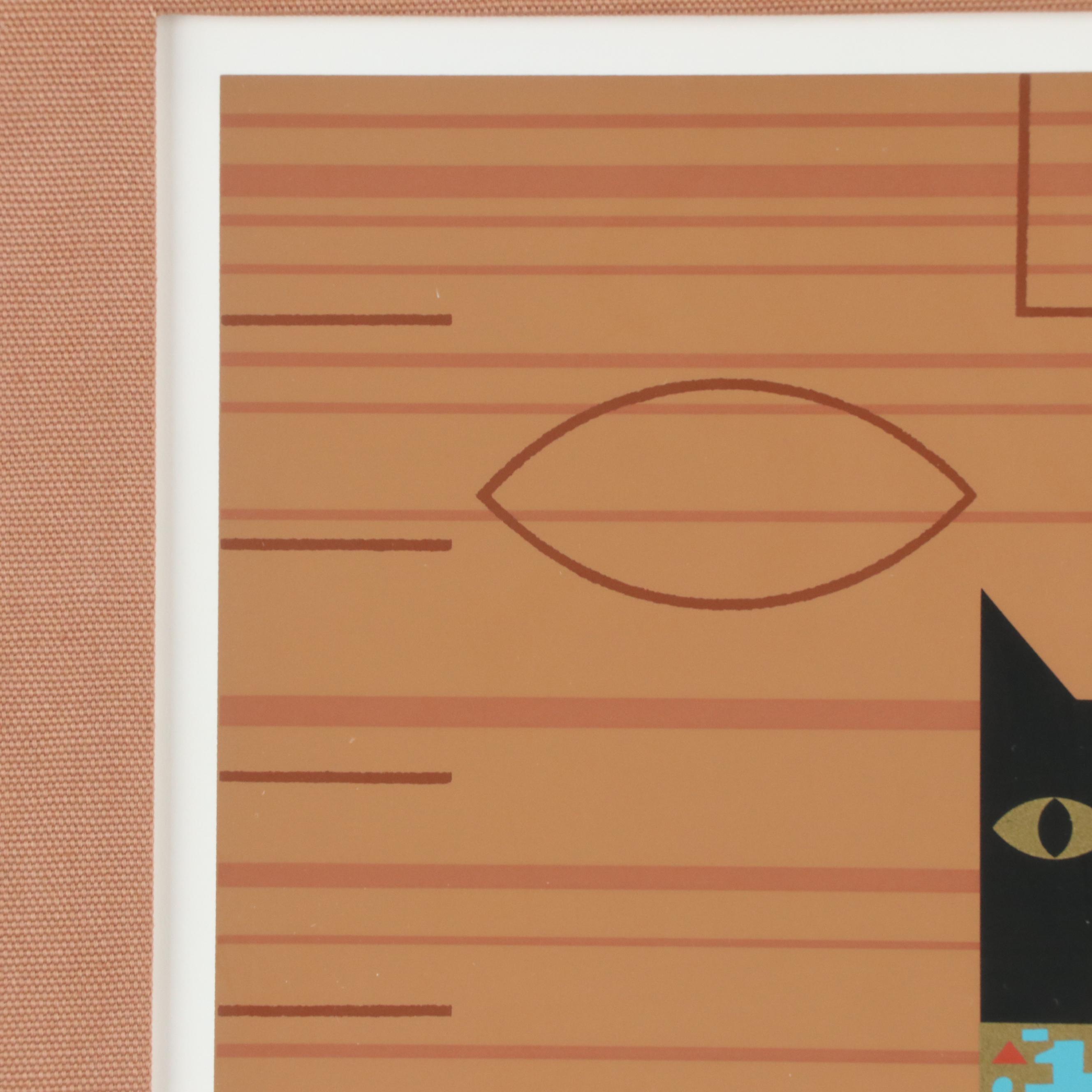 Edie Harper Serigraph "Cleopatra"