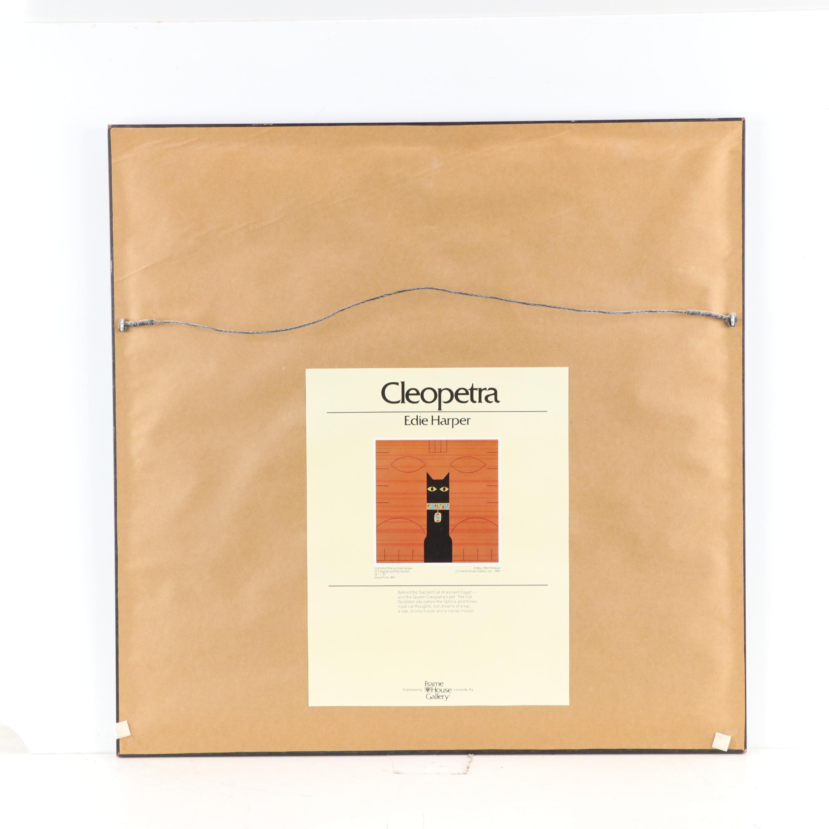 Edie Harper Serigraph "Cleopatra"