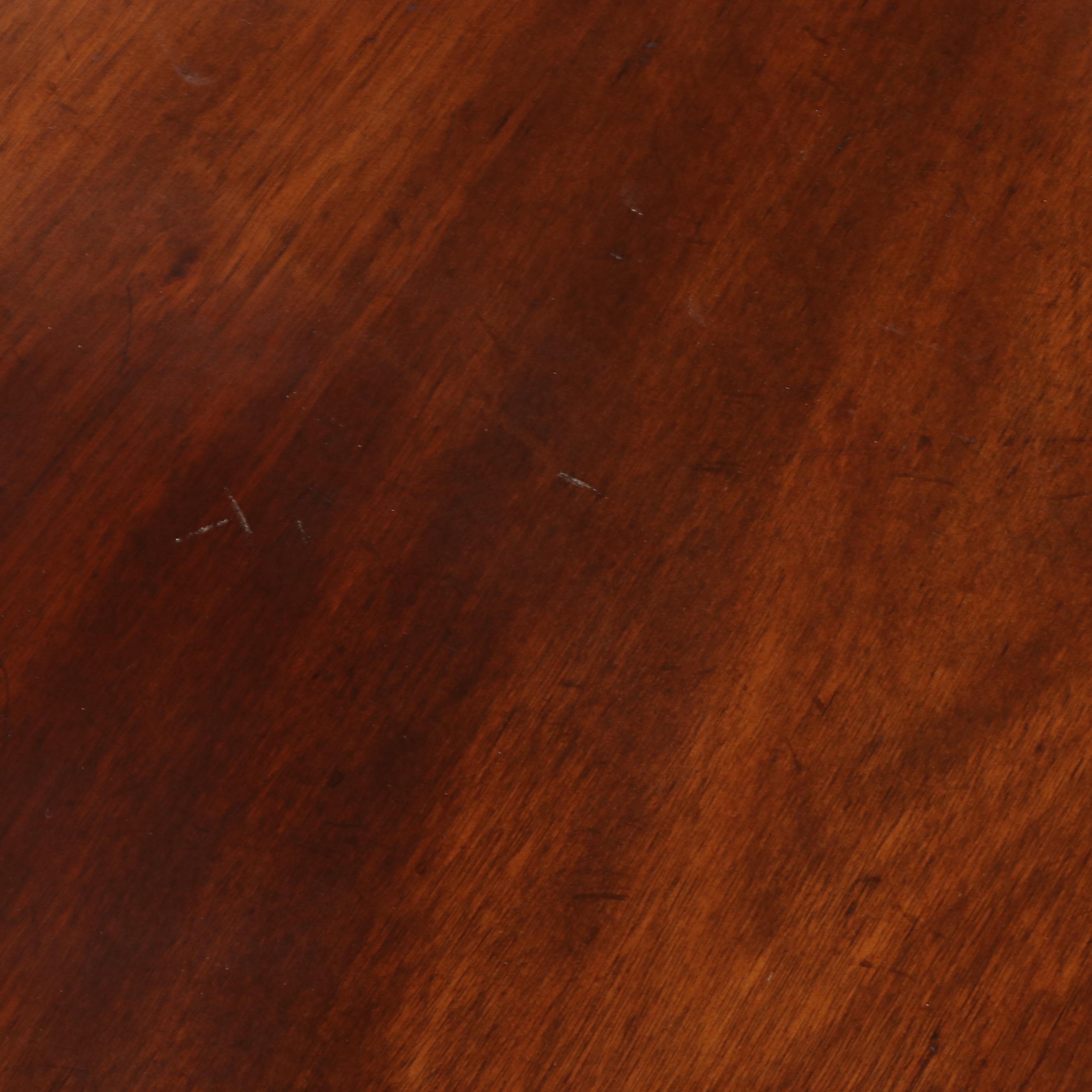 Kittinger "Historic Newport" Queen Anne Style Mahogany Birdcage-Action Tea Table