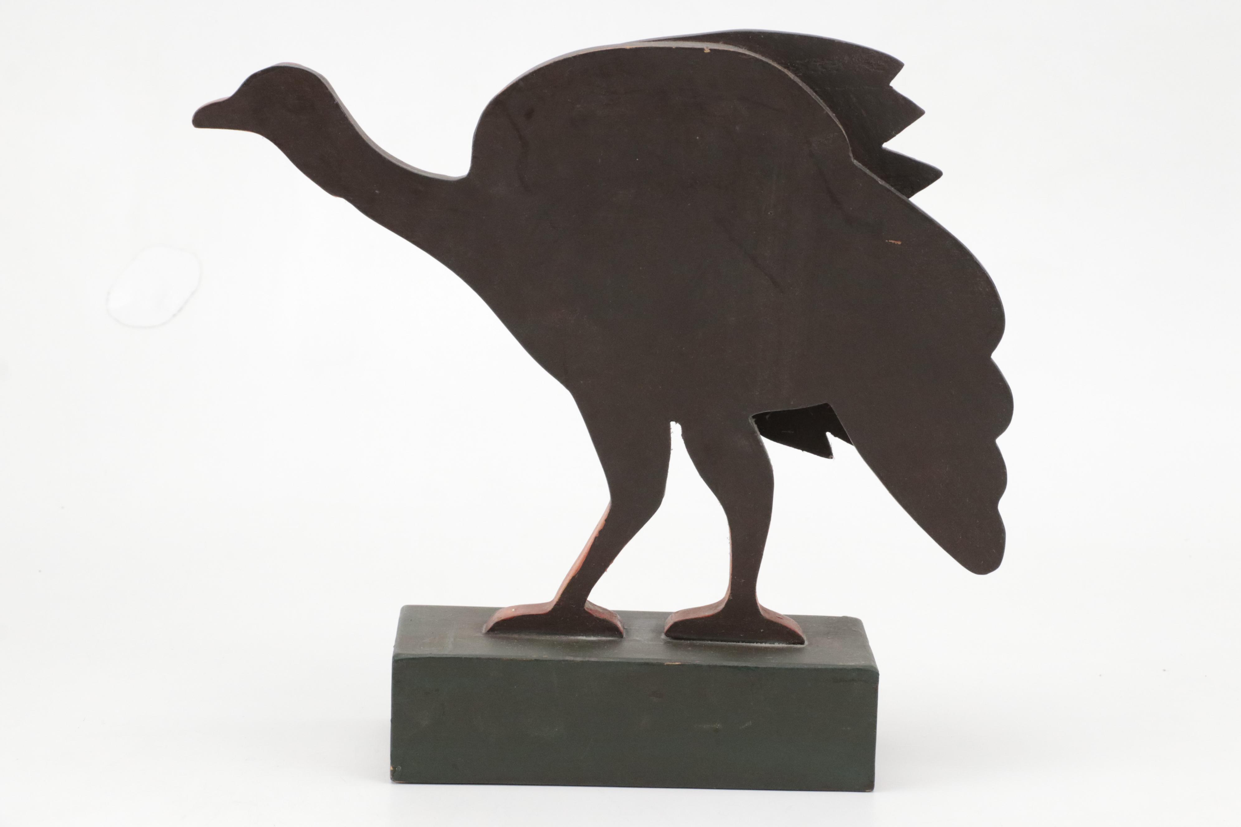 Midwest Carved Resin Turkey Figurine with More Resin Turkey Figurines