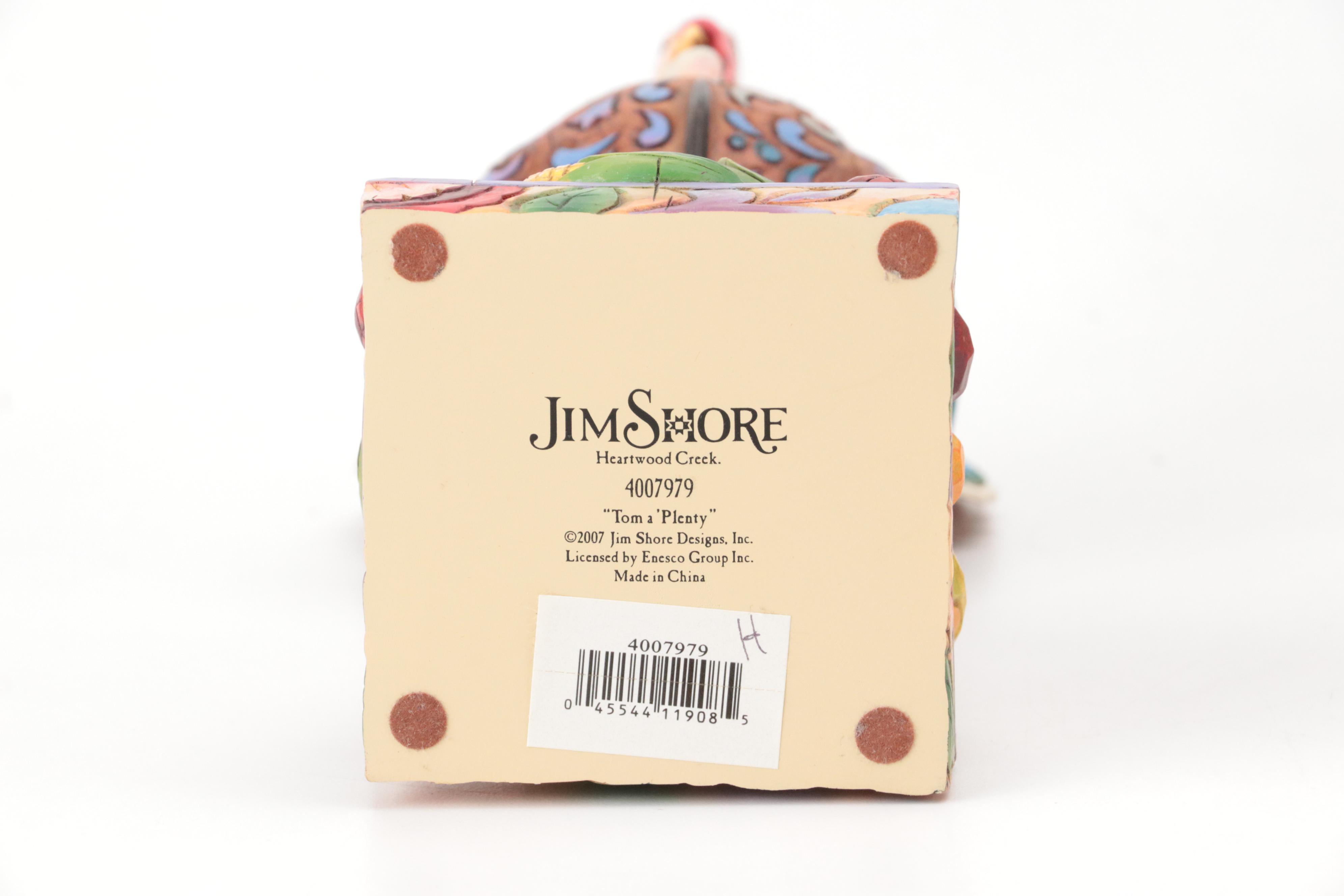 Midwest Carved Resin Turkey Figurine with More Resin Turkey Figurines