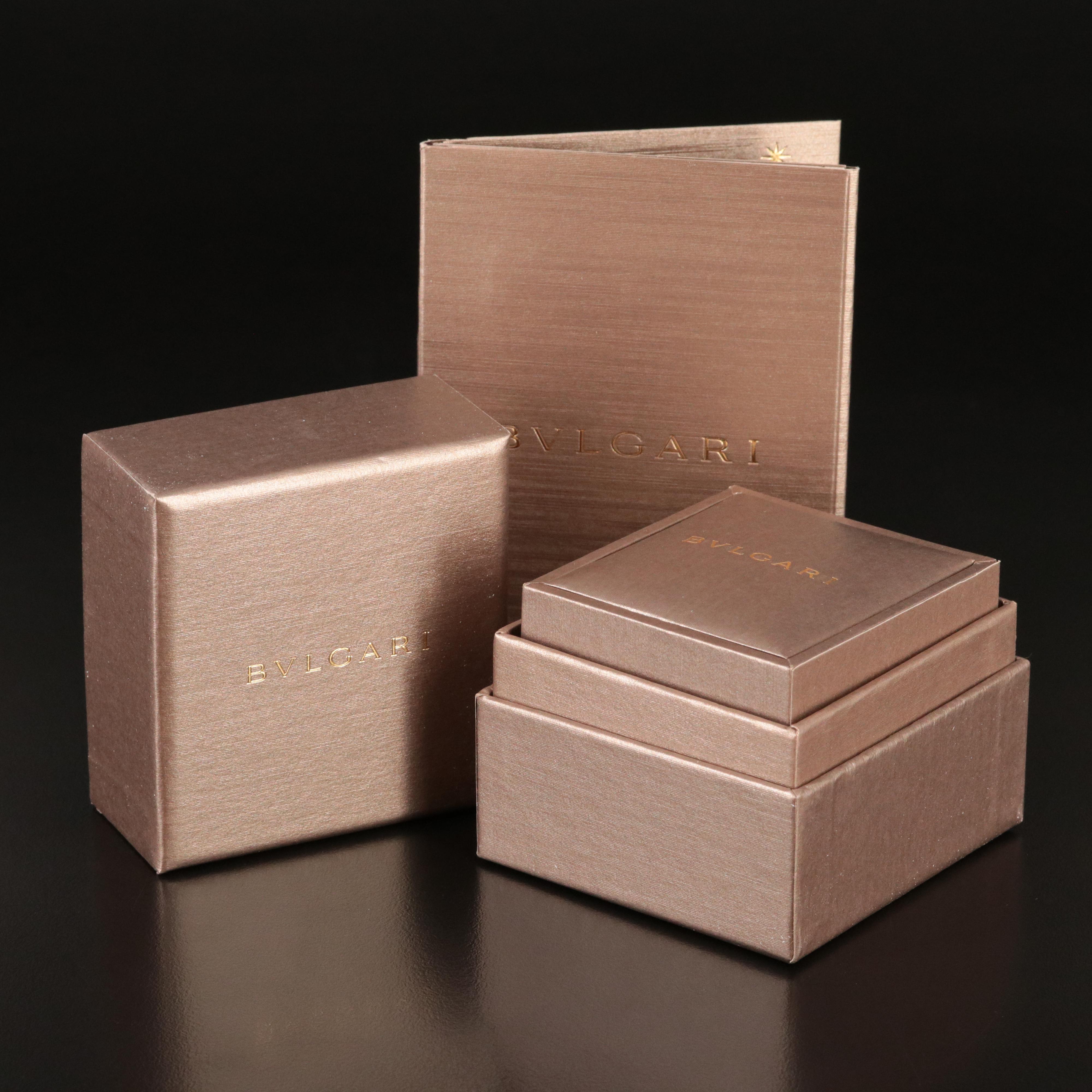 Bulgari BVLGARI B.zero1 18K Rose Gold and Ceramic Ring