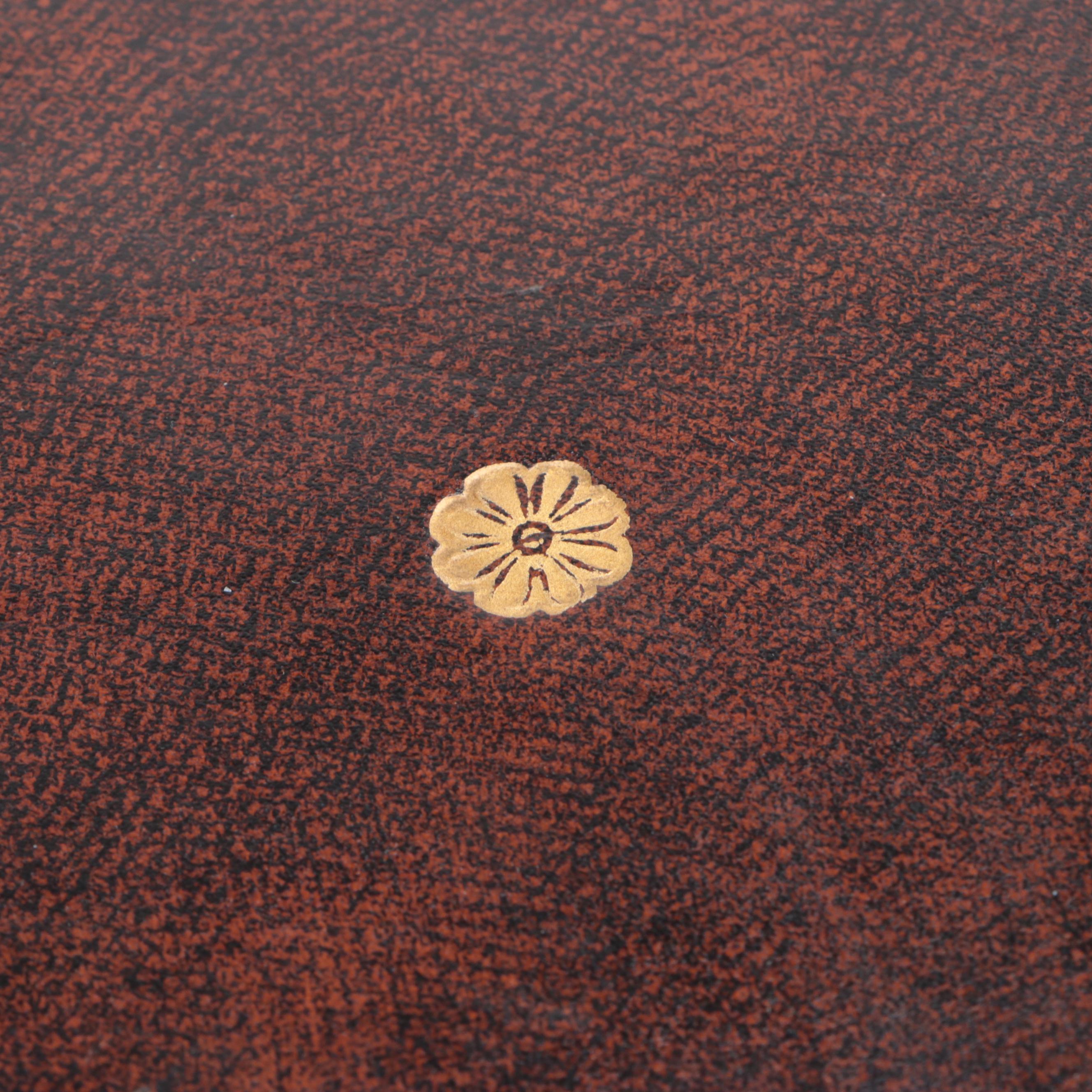 Maitland-Smith Tooled Leather-Covered Top-Hat-Shaped Box