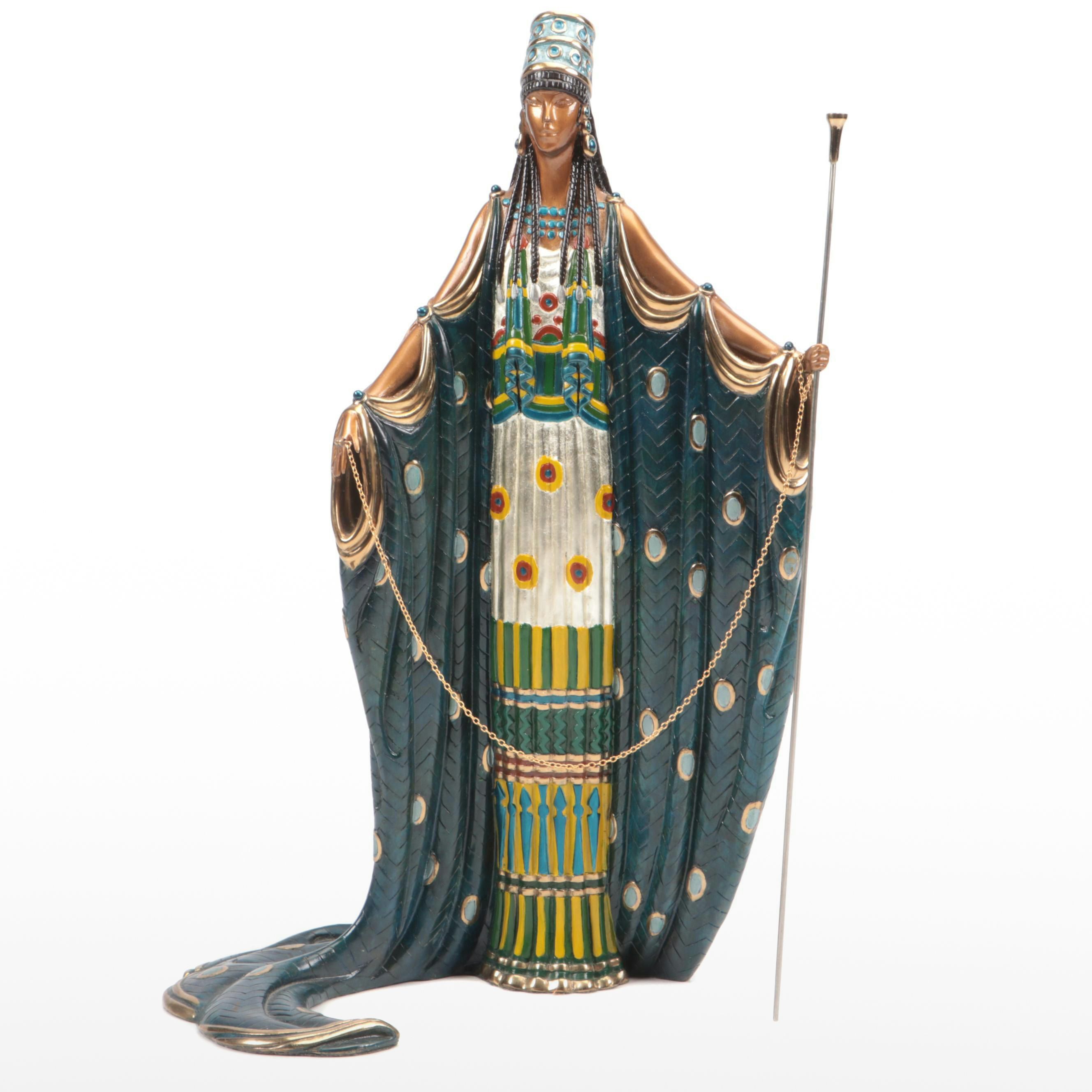 Erté Patinated Bronze Sculpture "Hera," 1989