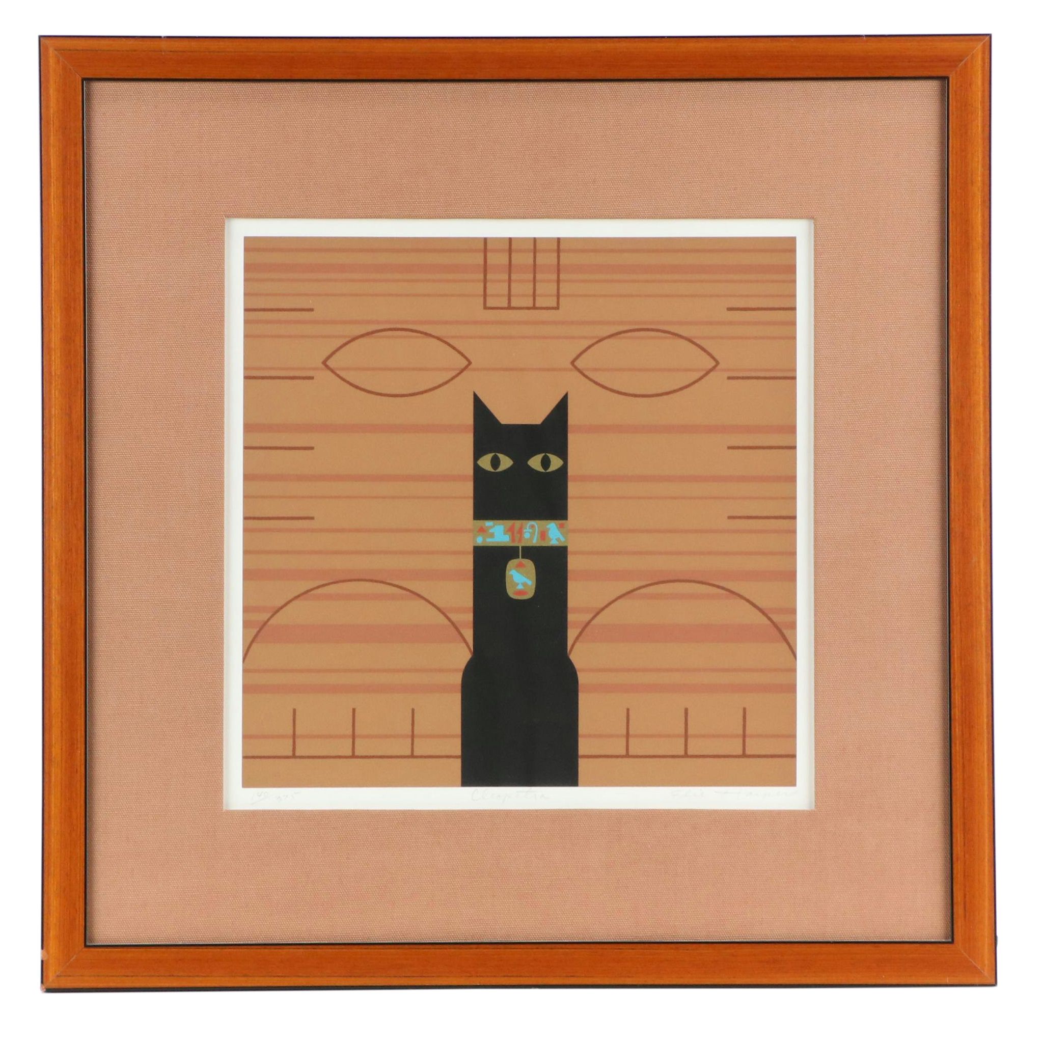 Edie Harper Serigraph "Cleopatra"