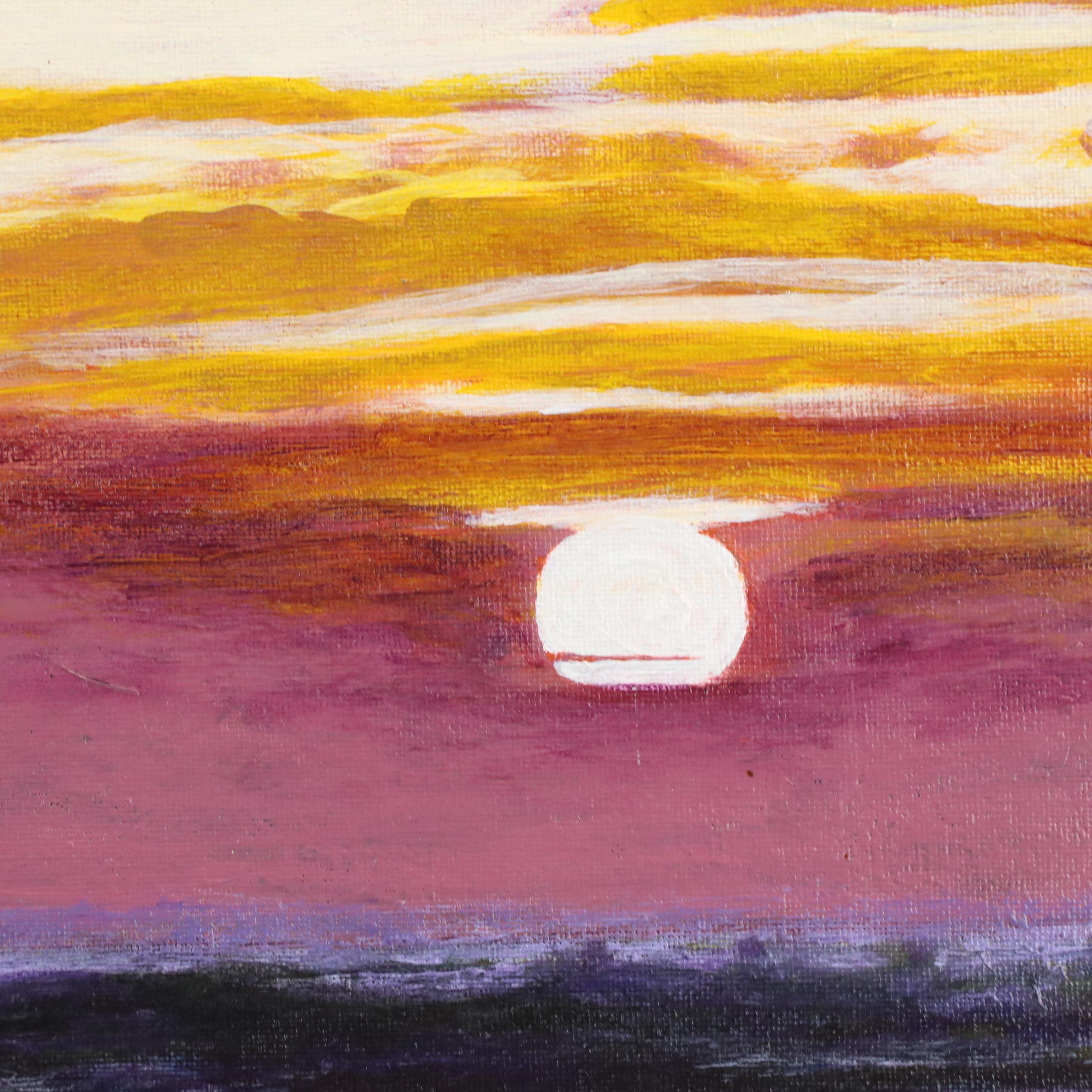 Zofia D. Wilamowska Acrylic Landscape "Halloween Night"