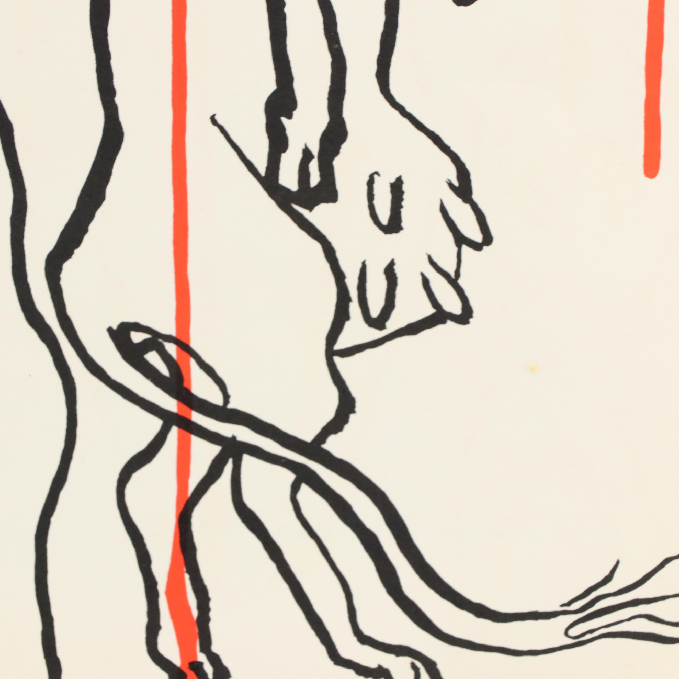 Alexander Calder Lithograph from "Derrière le Miroir," 1966