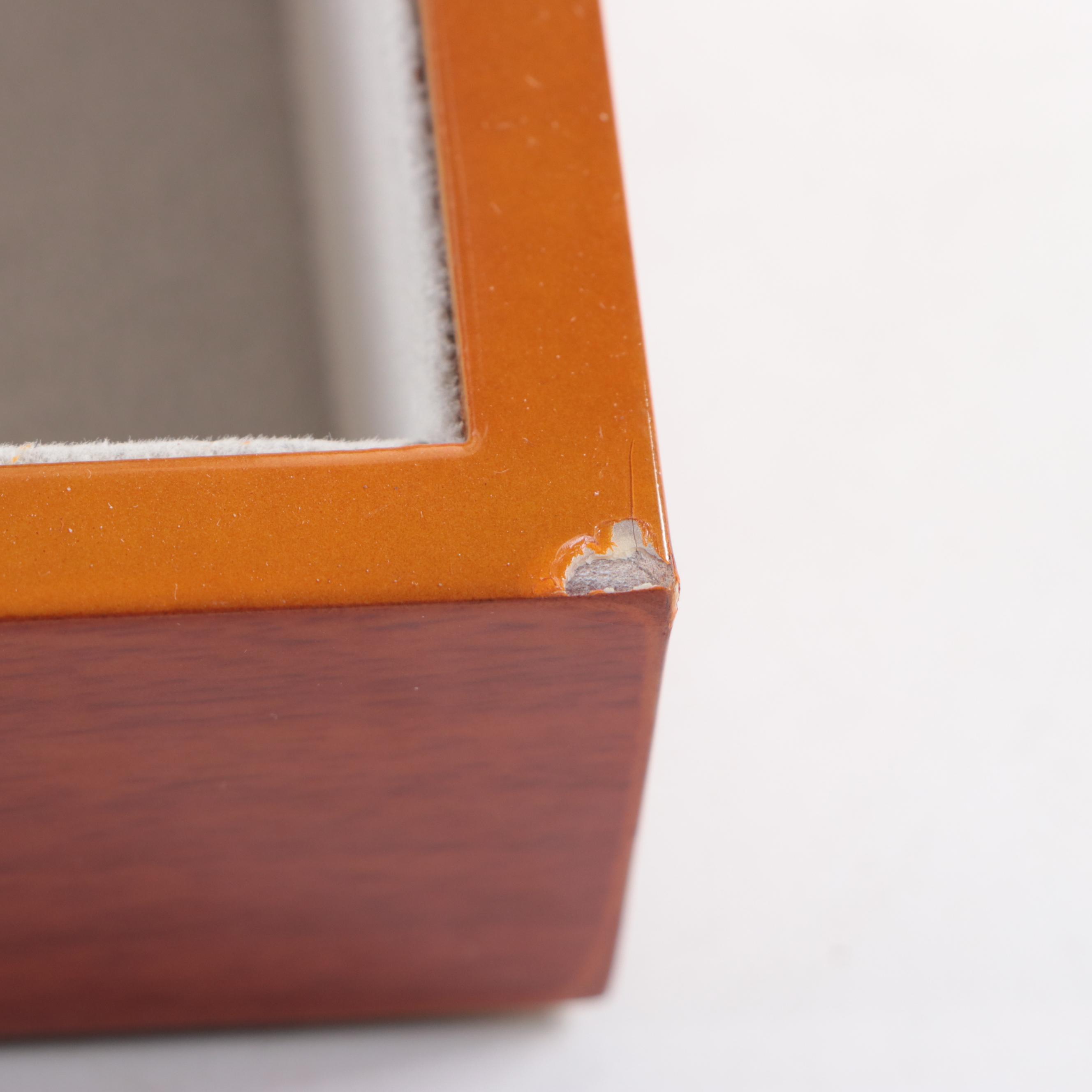 Kendal Four-Watch Wood Marquetry Watch Winder