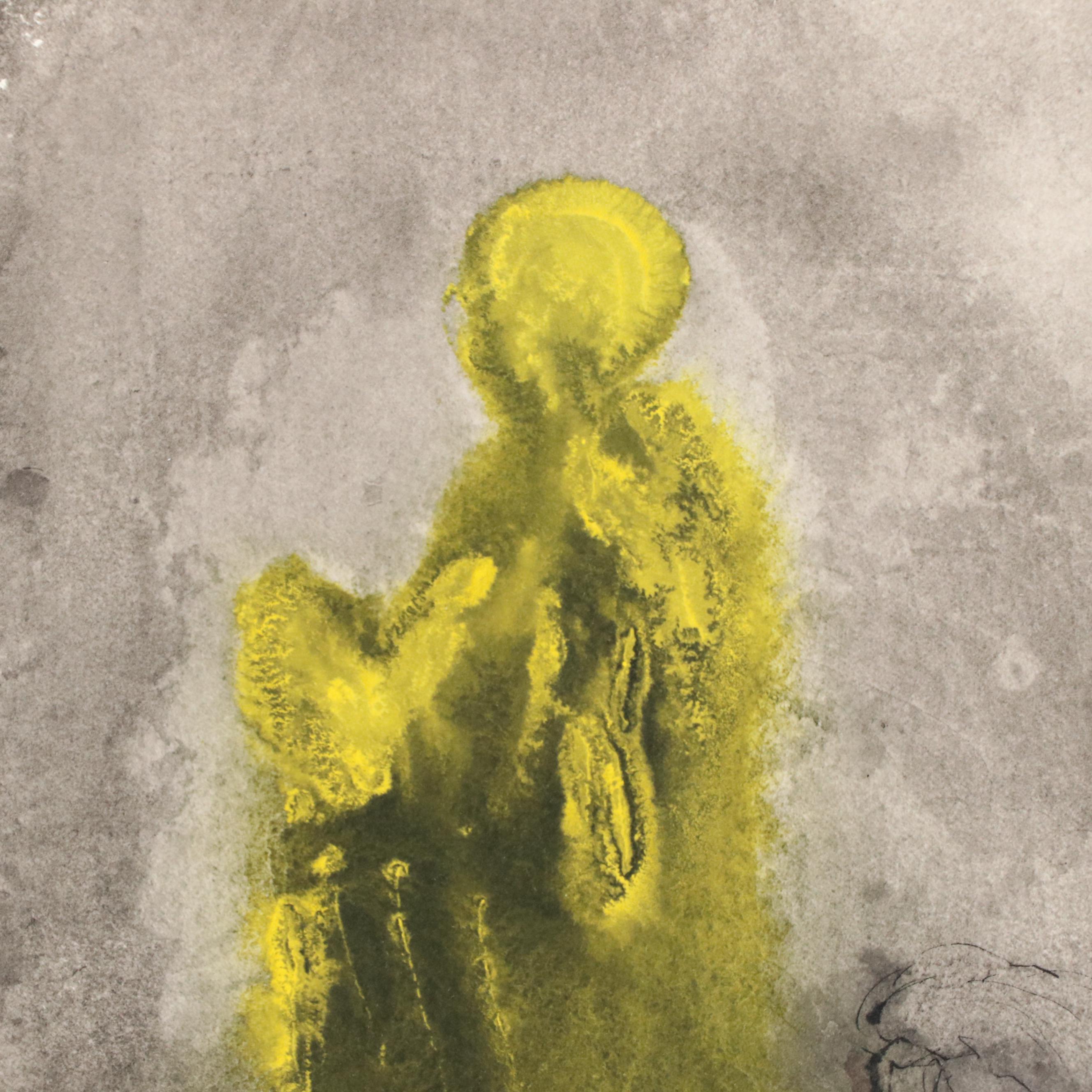 Salvador Dalí Lithographic Print "Don't Touch Me" from "Biblia Sacra," 1969