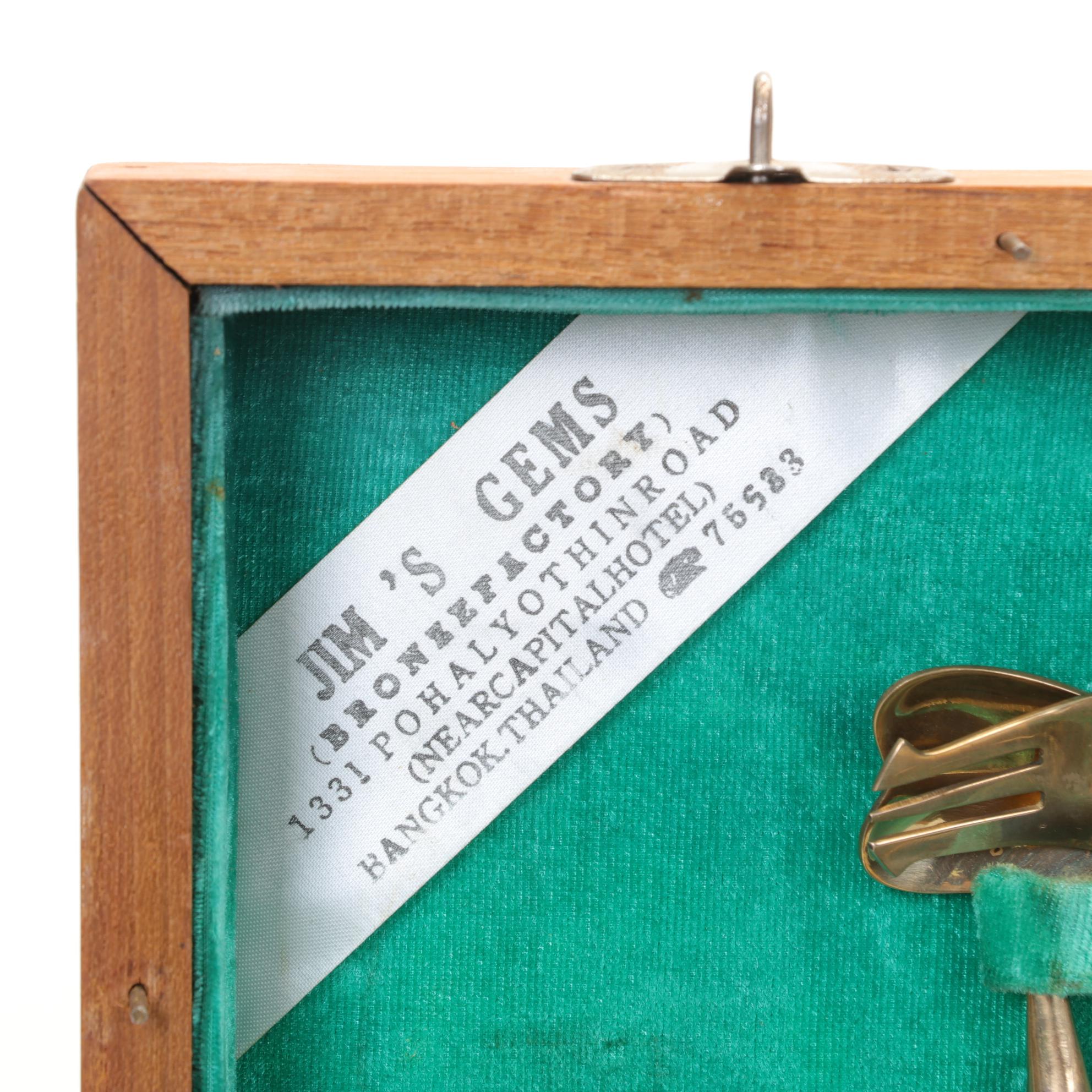 Thai Bronze Flatware Set, Mid to Late 20th Century