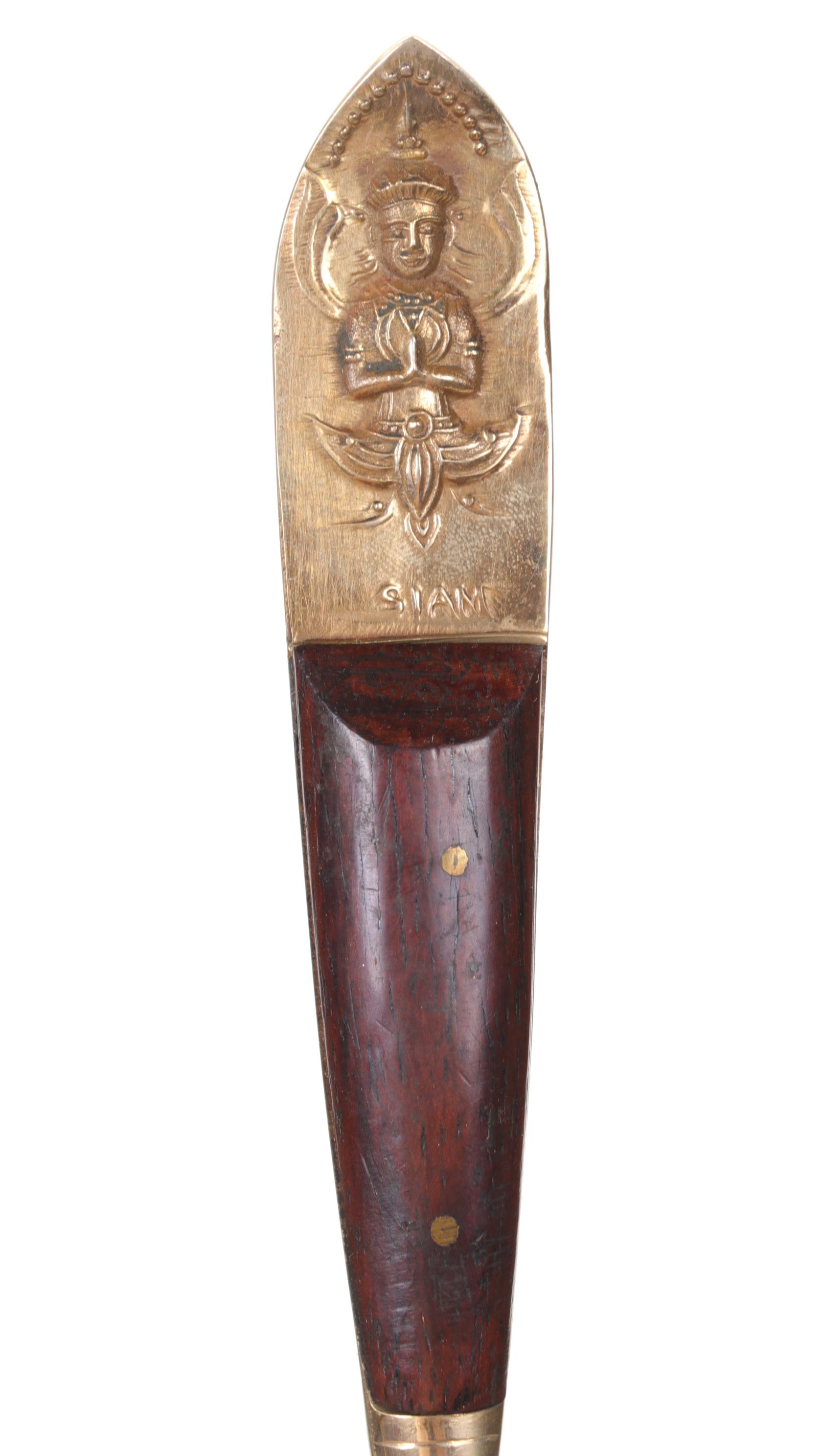 Thai Bronze Flatware Set, Mid to Late 20th Century