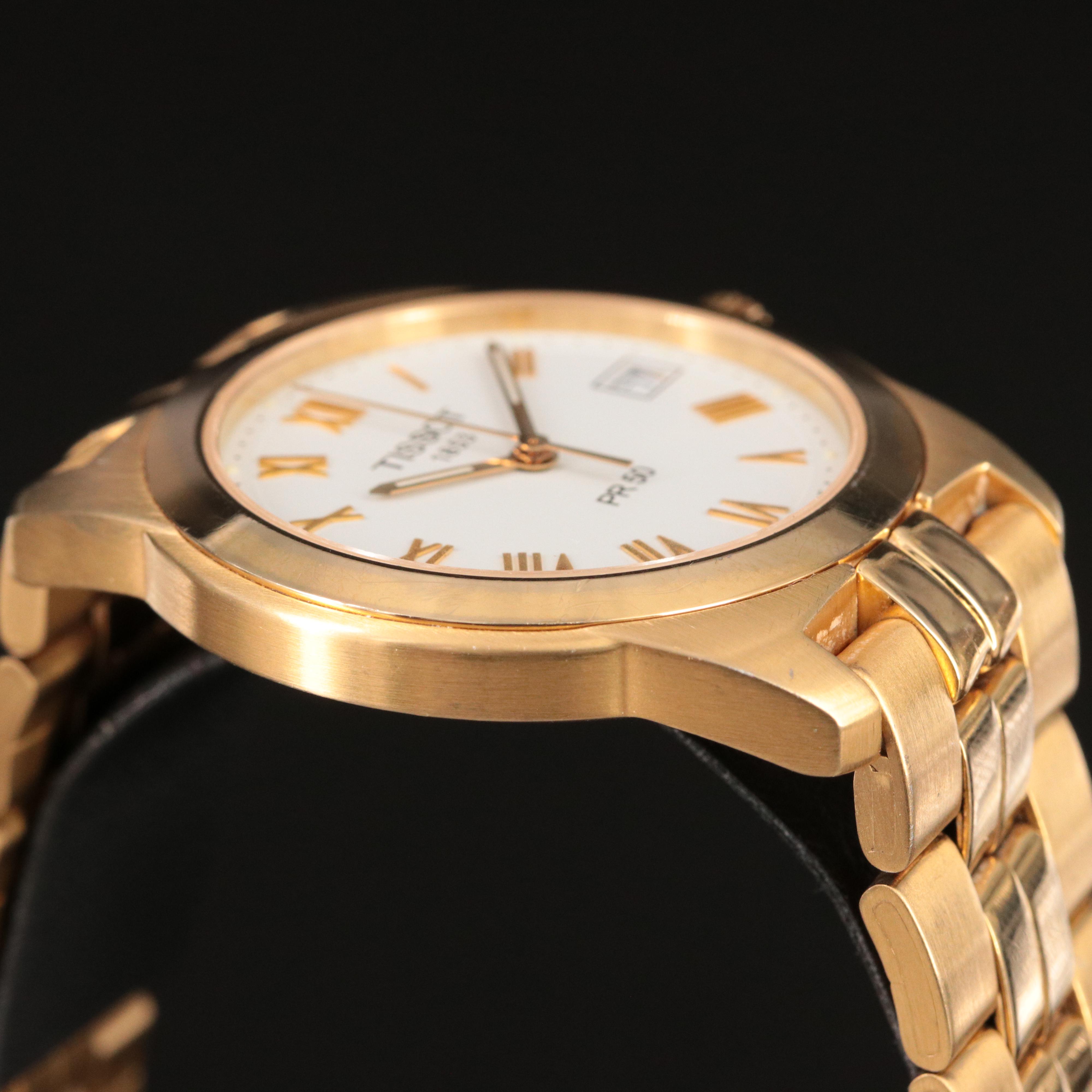 Tissot PR50 Gold-Tone 36mm Steel Watch