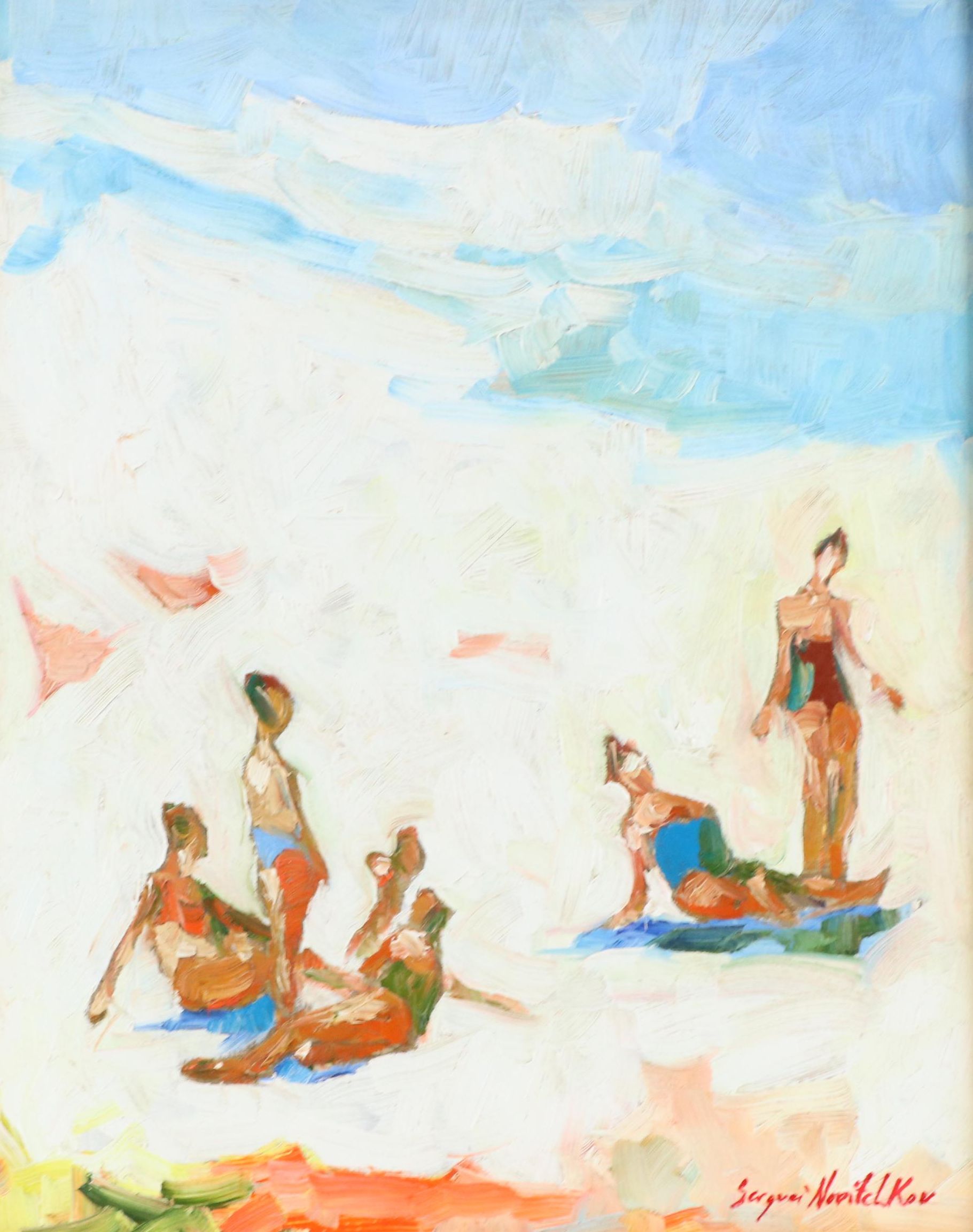 Serguei Novitchkov Oil Painting "Vacation," 2024