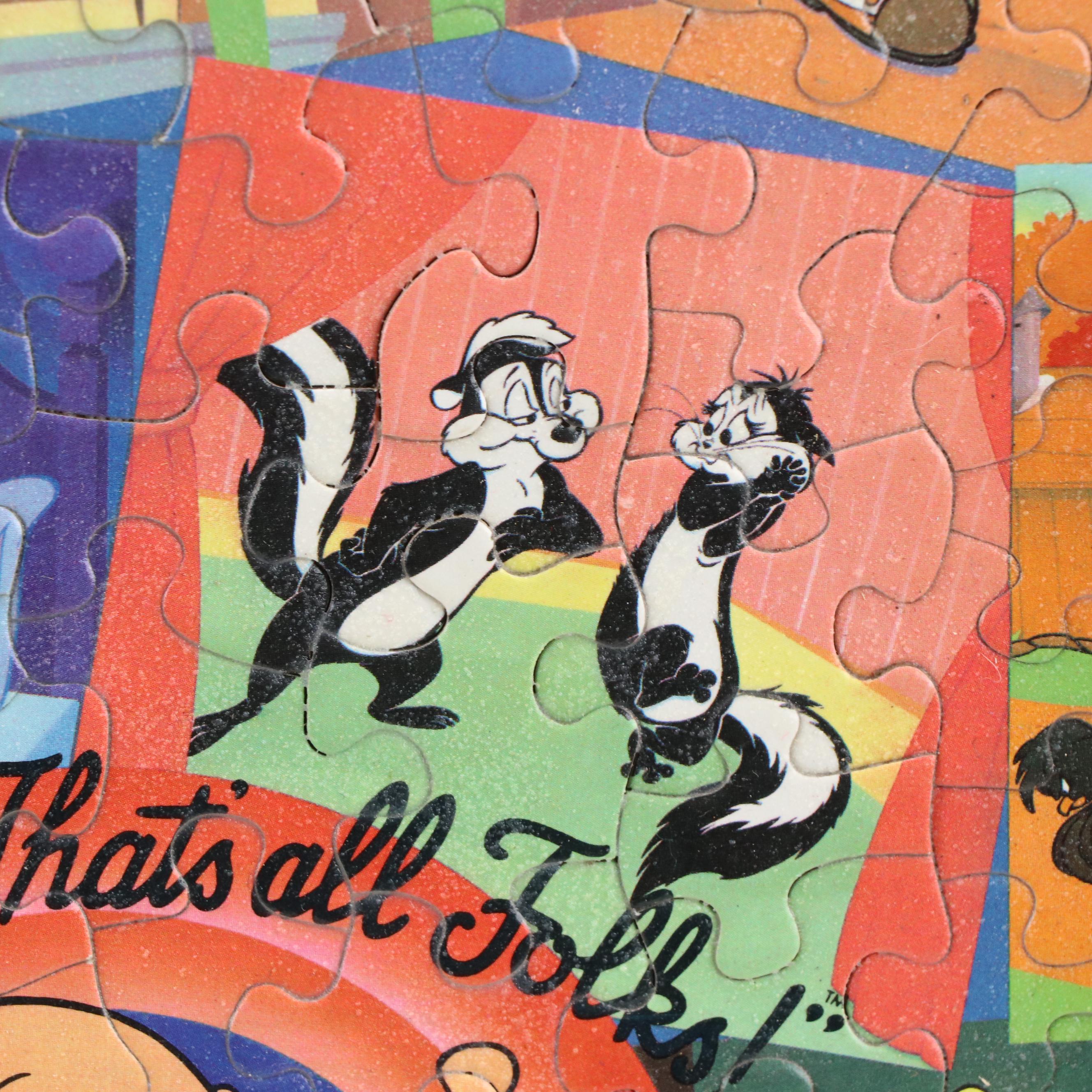 Matted Jigsaw Puzzle of Looney Tunes, 1991