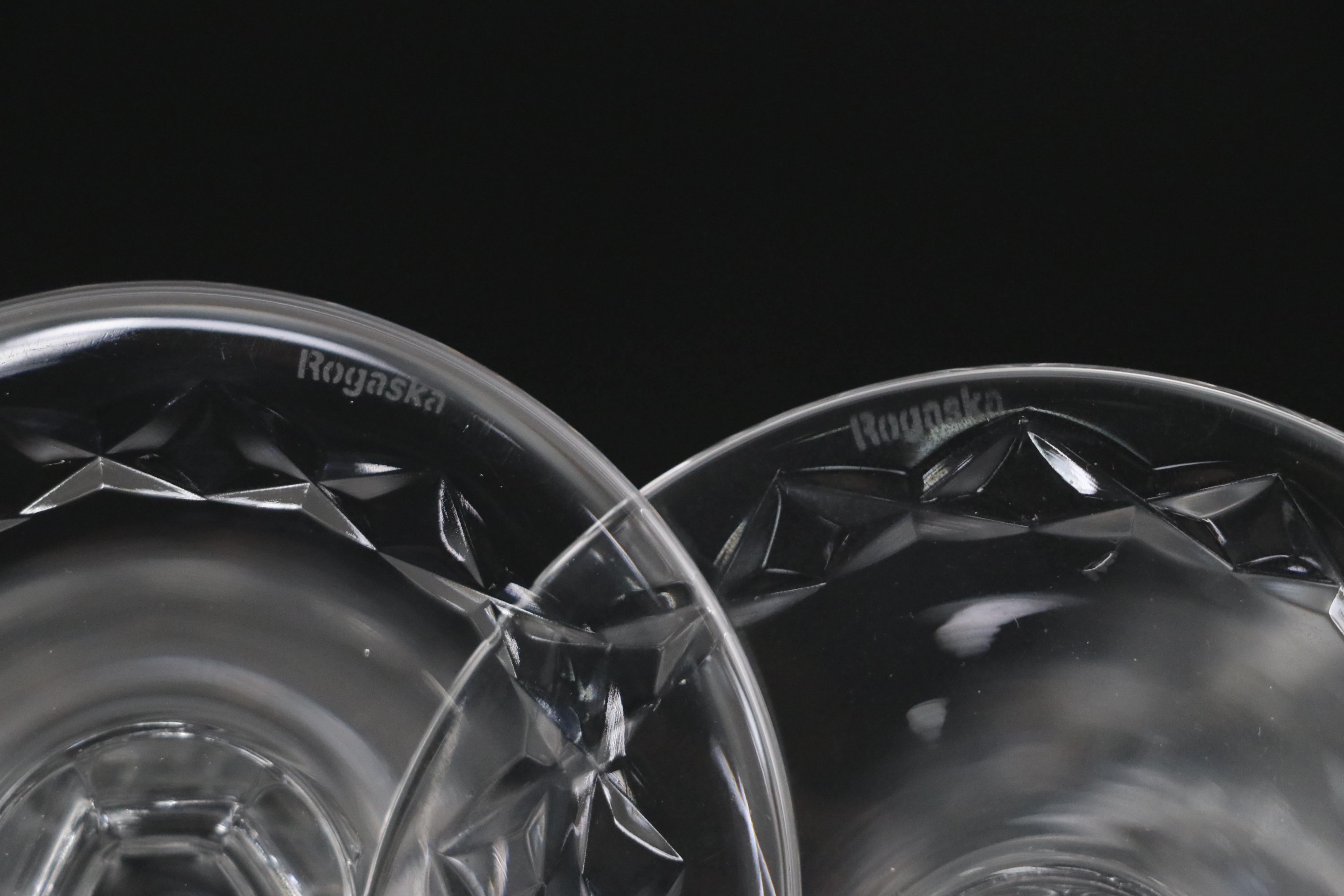 Rogaska "Gallia" Crystal Water Goblets and Iced Tea Glasses