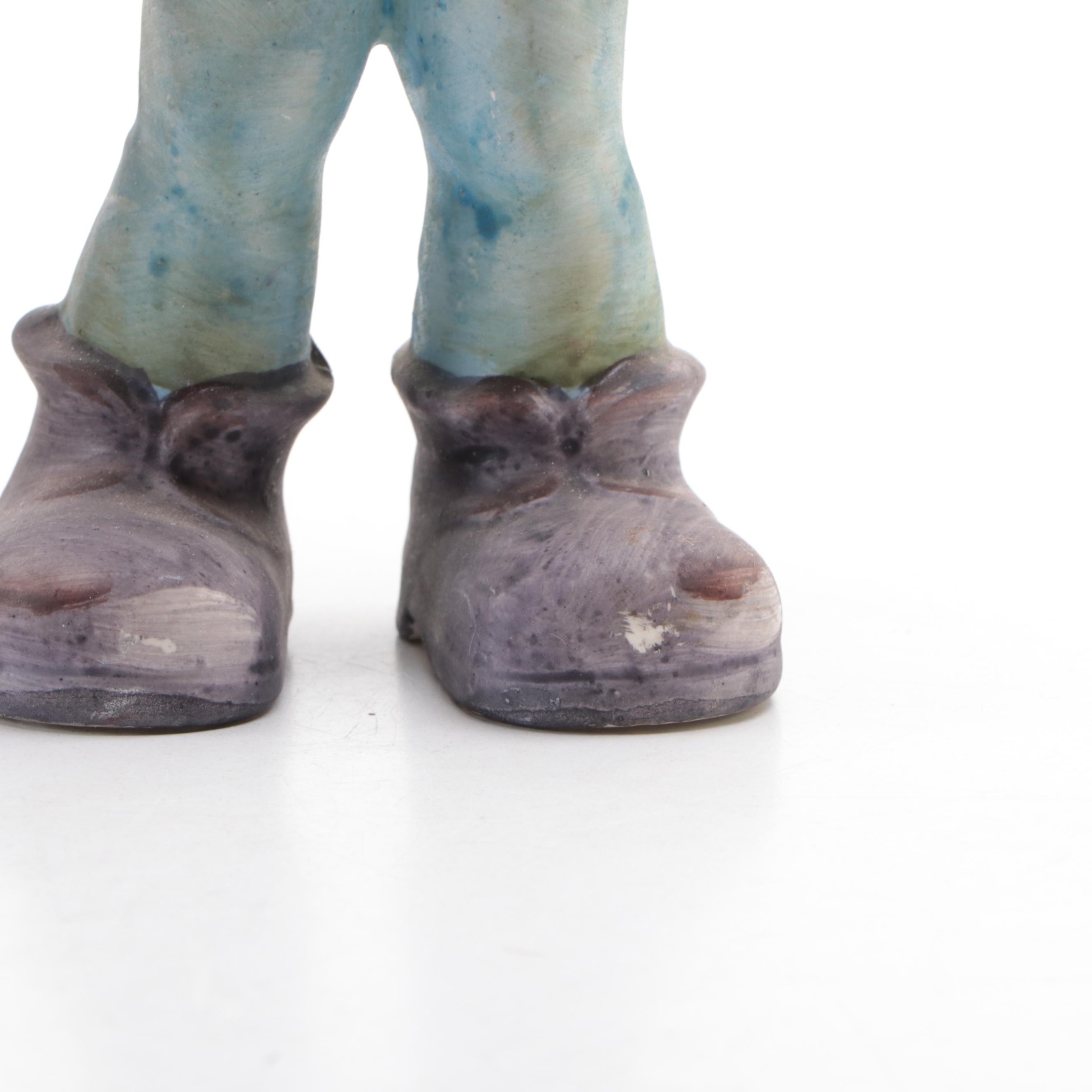 Arnart, Thames Hand-Painted and Other Porcelain Figurines with Resin Elephant