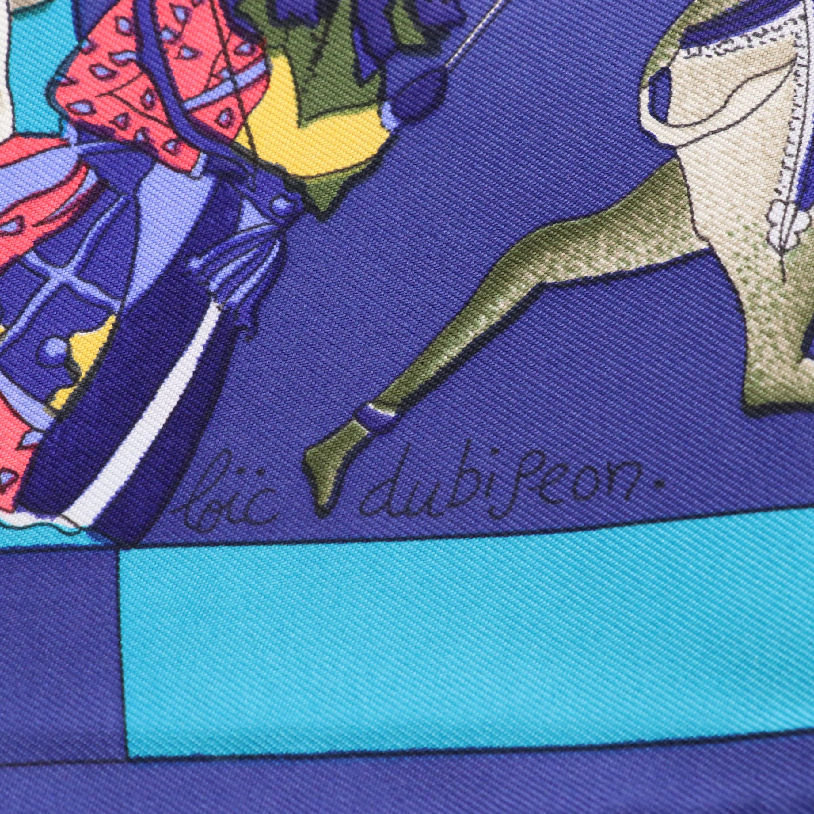 Hermès "Fantaisies Indiennes" Silk Twill Scarf 90