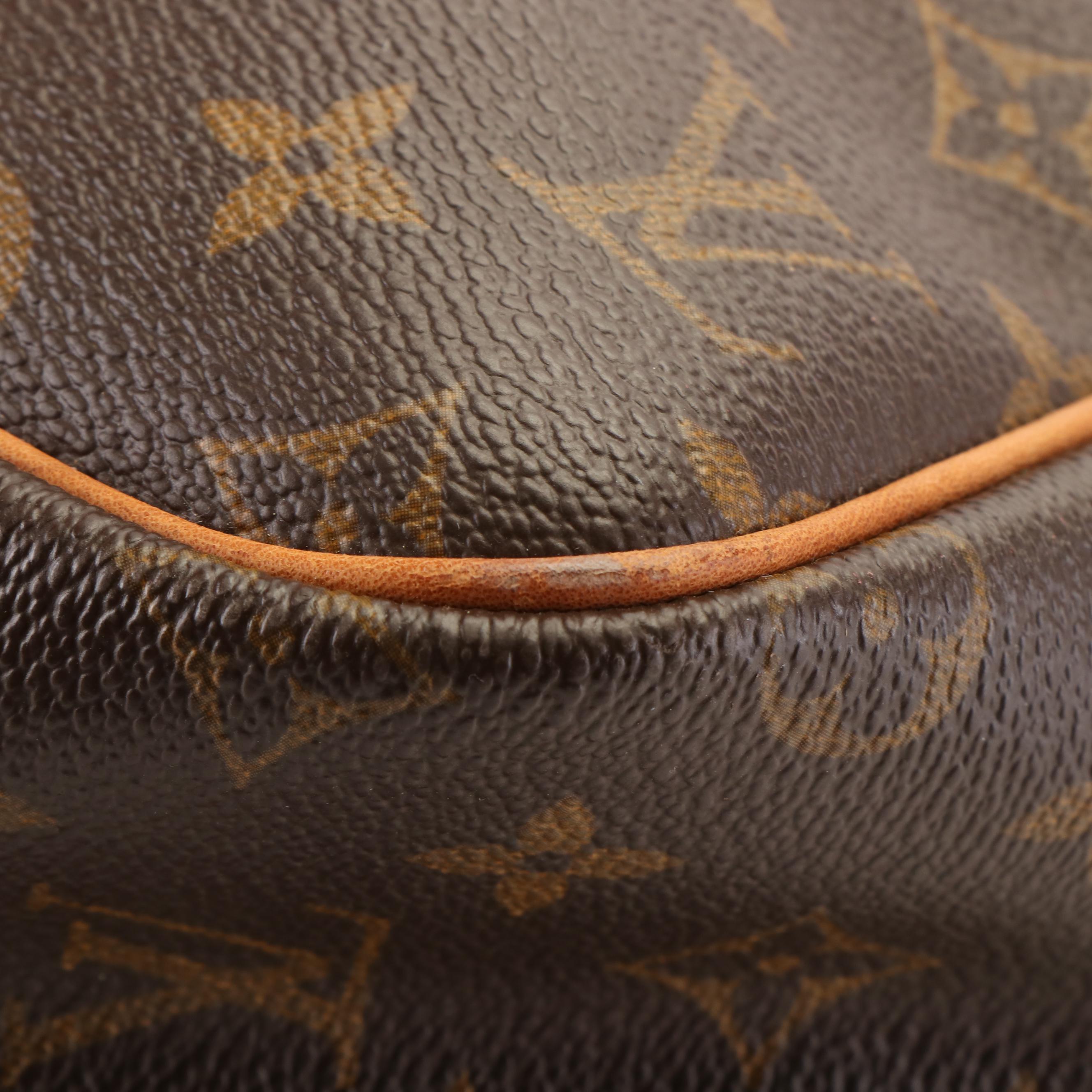 Louis Vuitton Reporter GM Crossbody Bag in Brown Monogram Coated Canvas