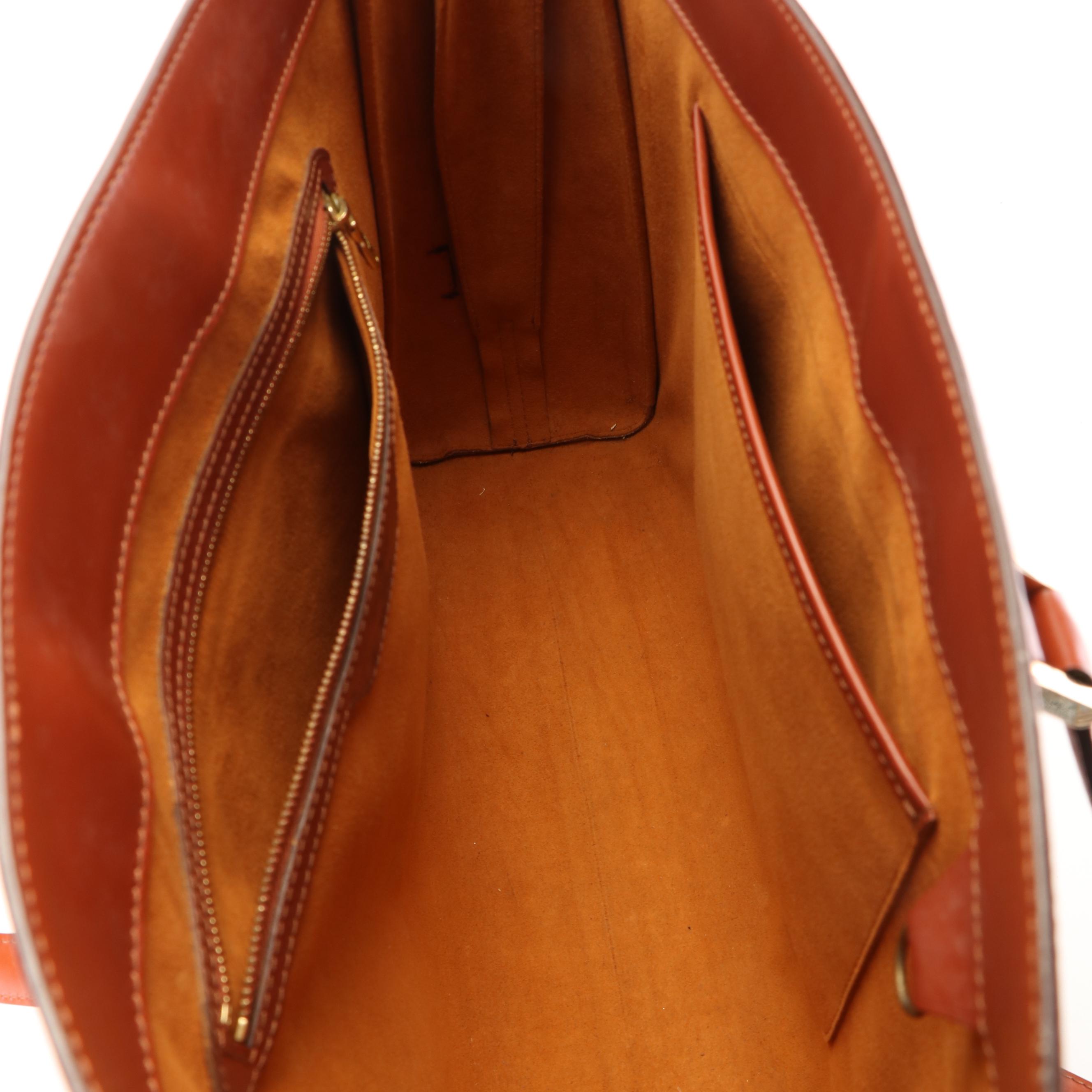 Louis Vuitton Duplex Shoulder Bag in Brown Epi Leather