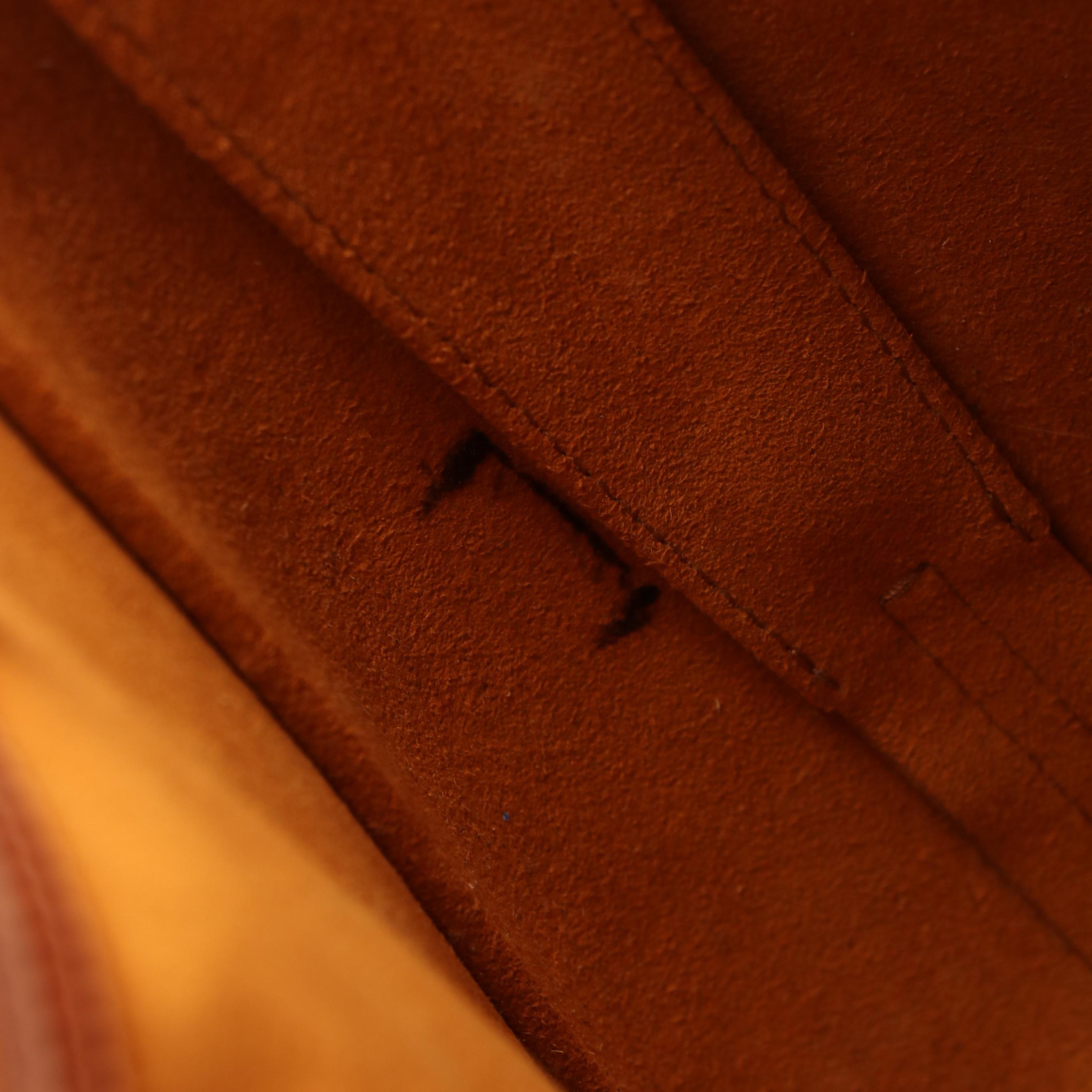 Louis Vuitton Duplex Shoulder Bag in Brown Epi Leather