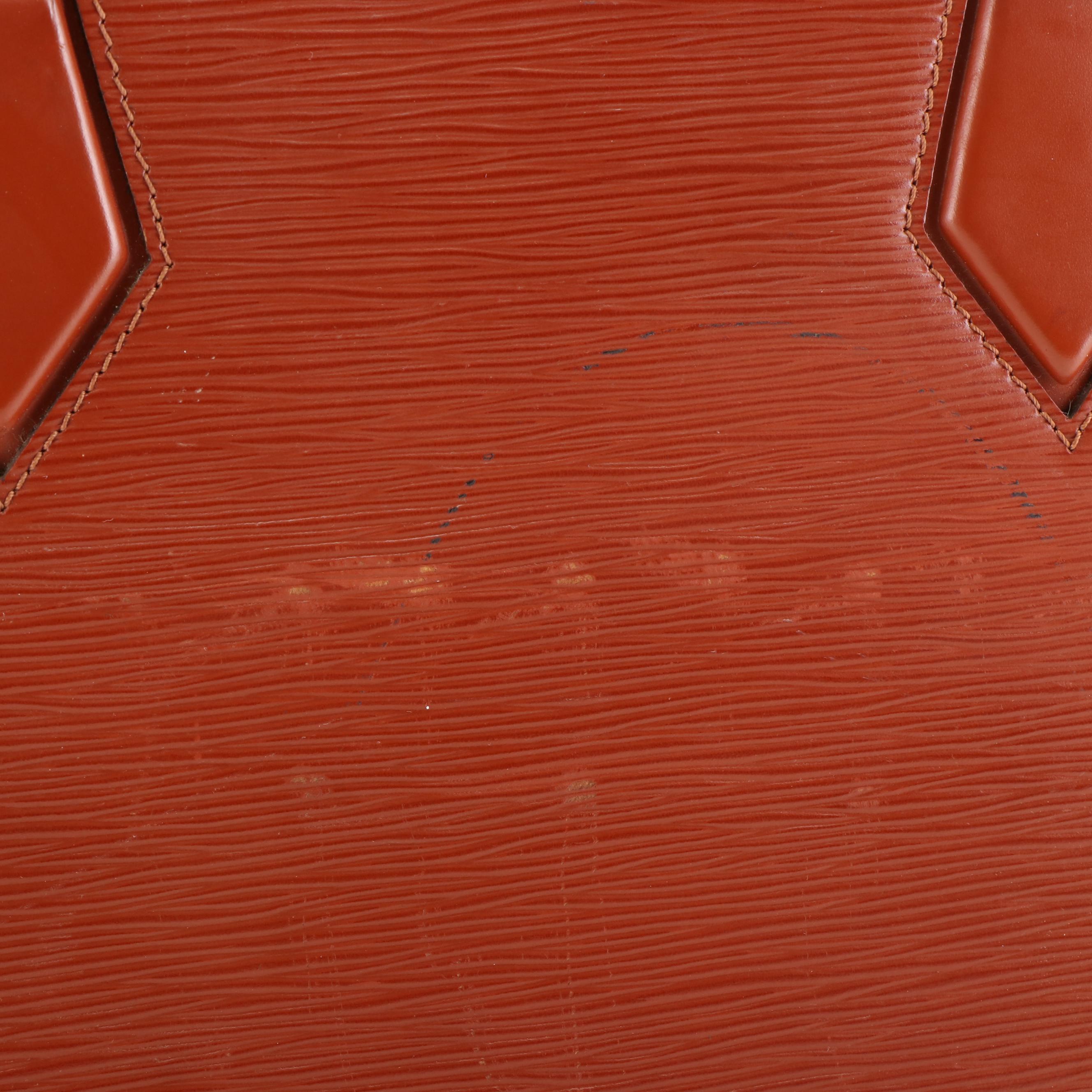 Louis Vuitton Duplex Shoulder Bag in Brown Epi Leather