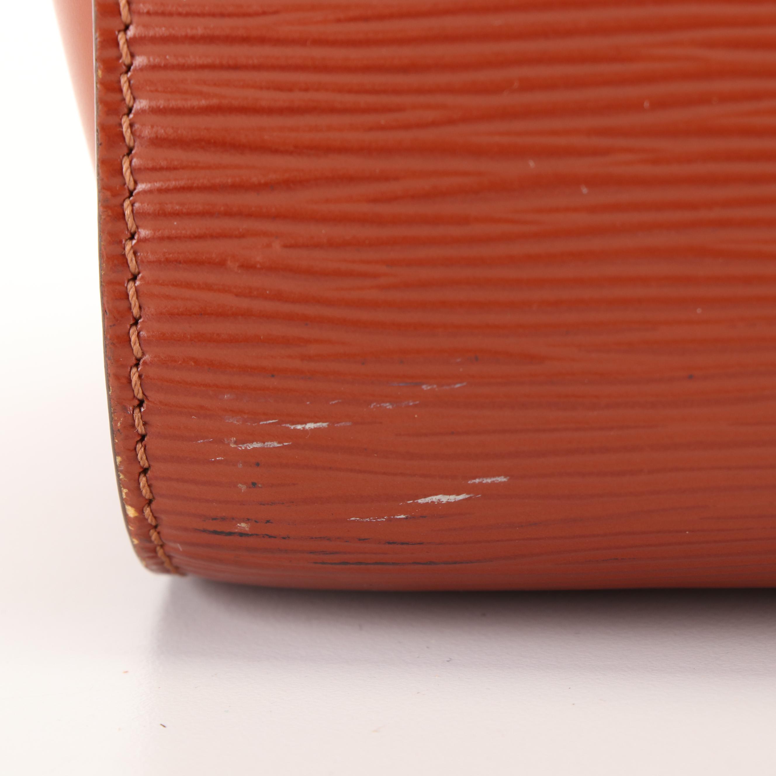 Louis Vuitton Duplex Shoulder Bag in Brown Epi Leather