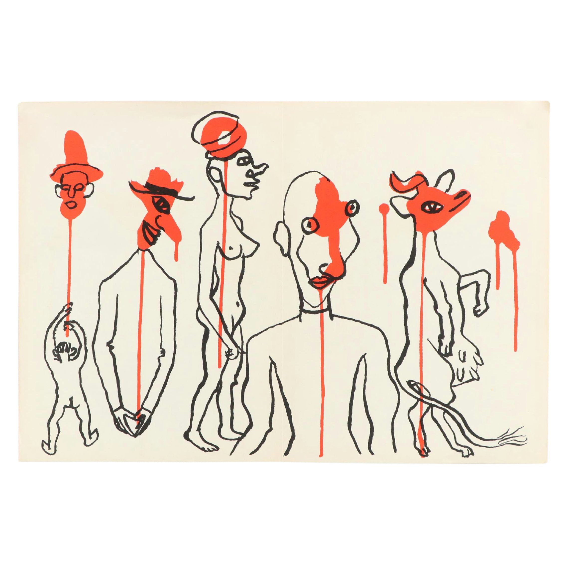 Alexander Calder Lithograph from "Derrière le Miroir," 1966