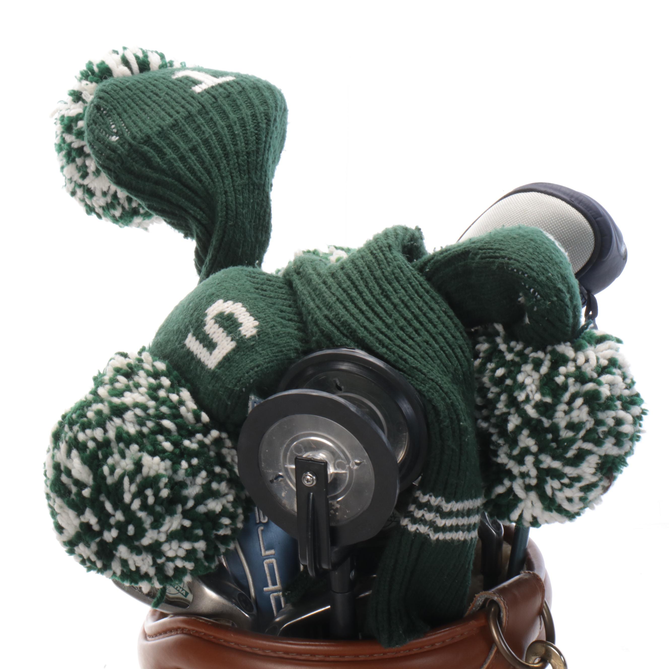 Callaway, Odyssey, Cobra, and Other Golf Clubs with Polo Ralph Lauren Bag