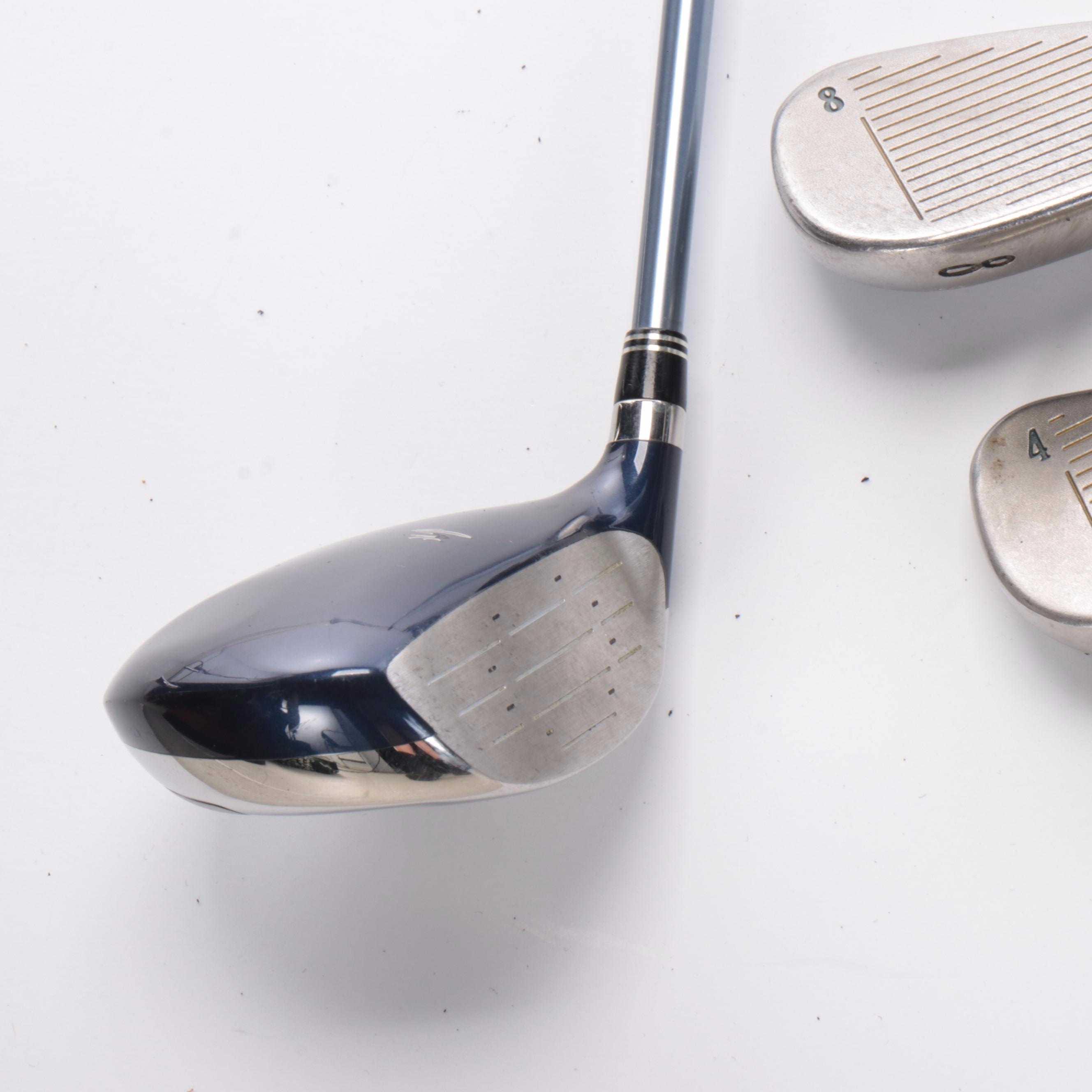 Callaway, Odyssey, Cobra, and Other Golf Clubs with Polo Ralph Lauren Bag