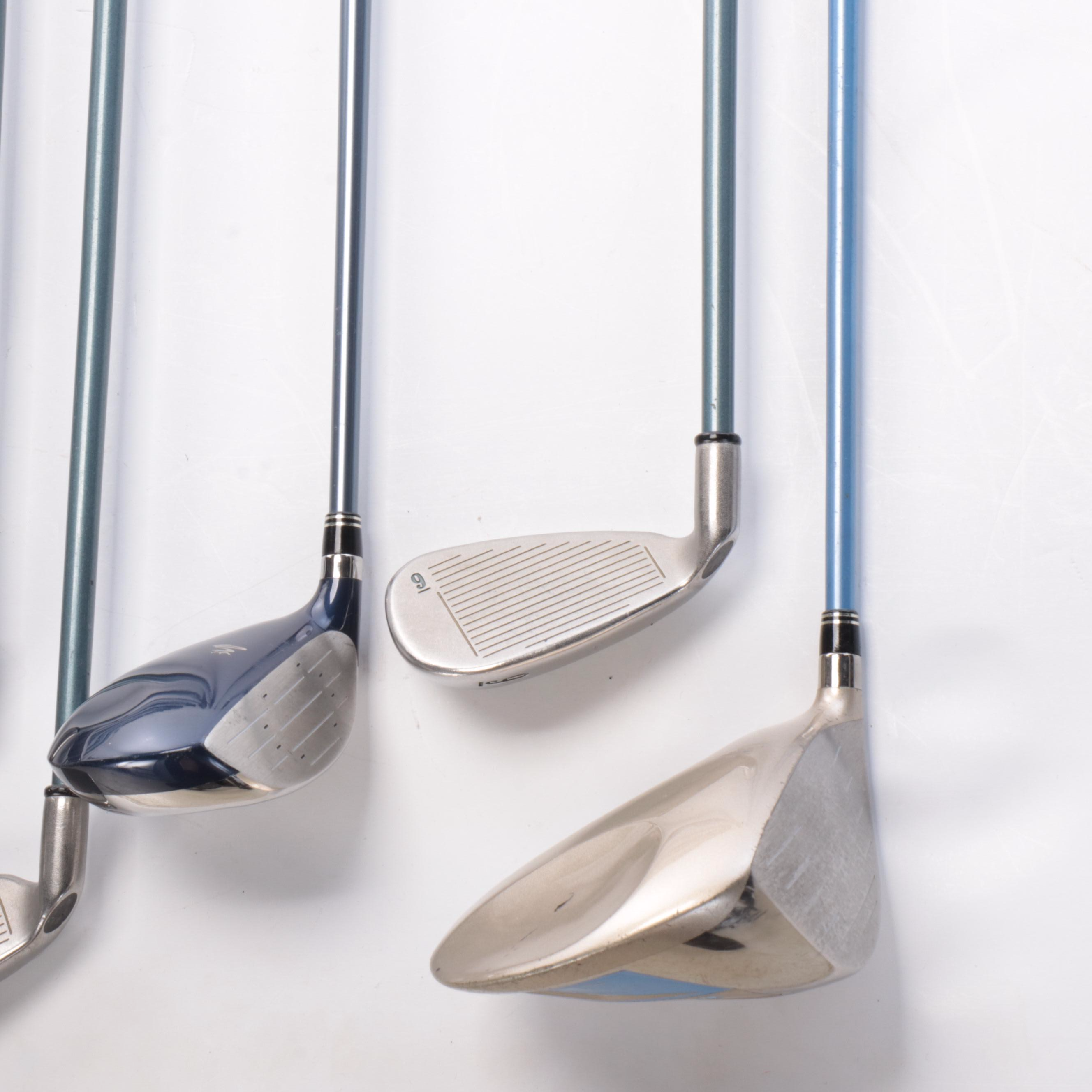 Callaway, Odyssey, Cobra, and Other Golf Clubs with Polo Ralph Lauren Bag