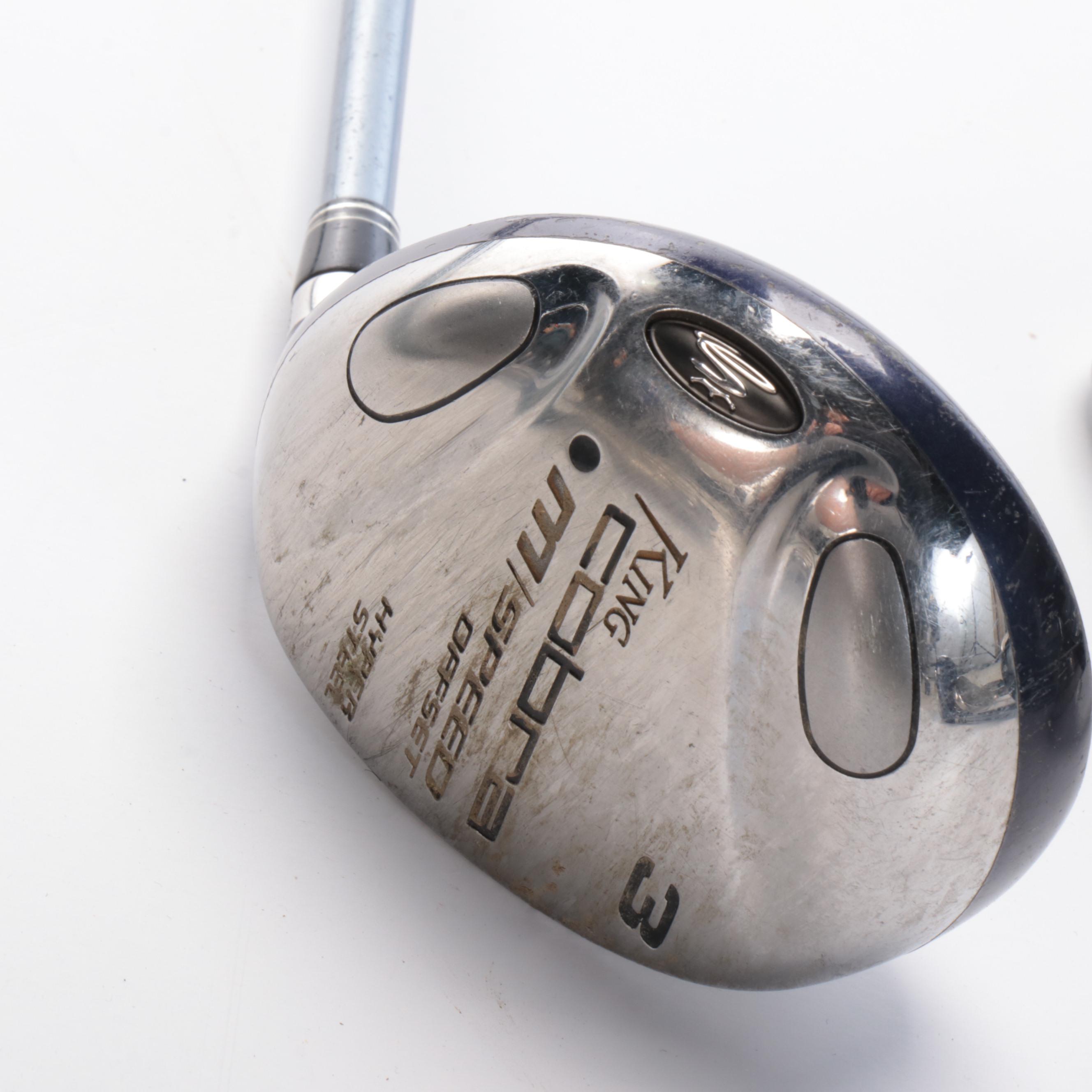 Callaway, Odyssey, Cobra, and Other Golf Clubs with Polo Ralph Lauren Bag