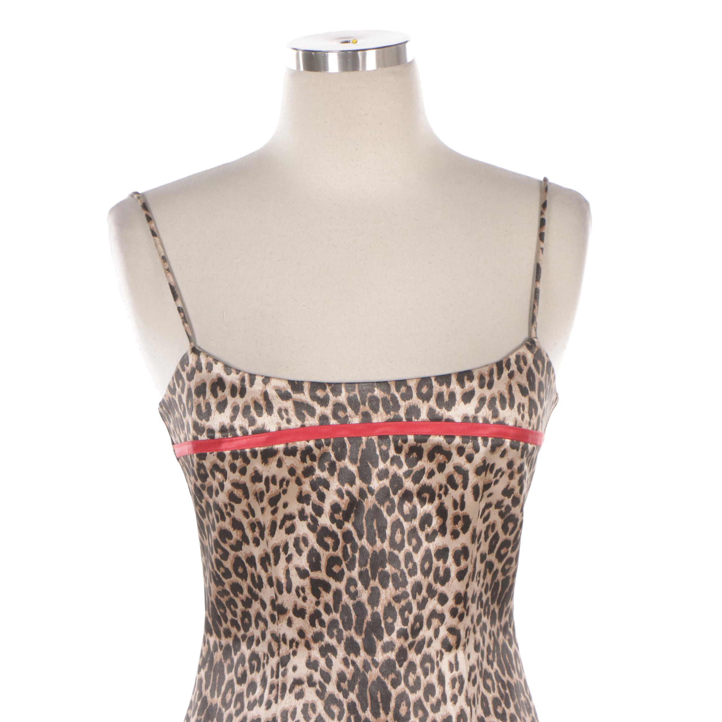 Maria Bianca Nero Leopard Print Mini Dress, Anna Molinard Fringed Sweater