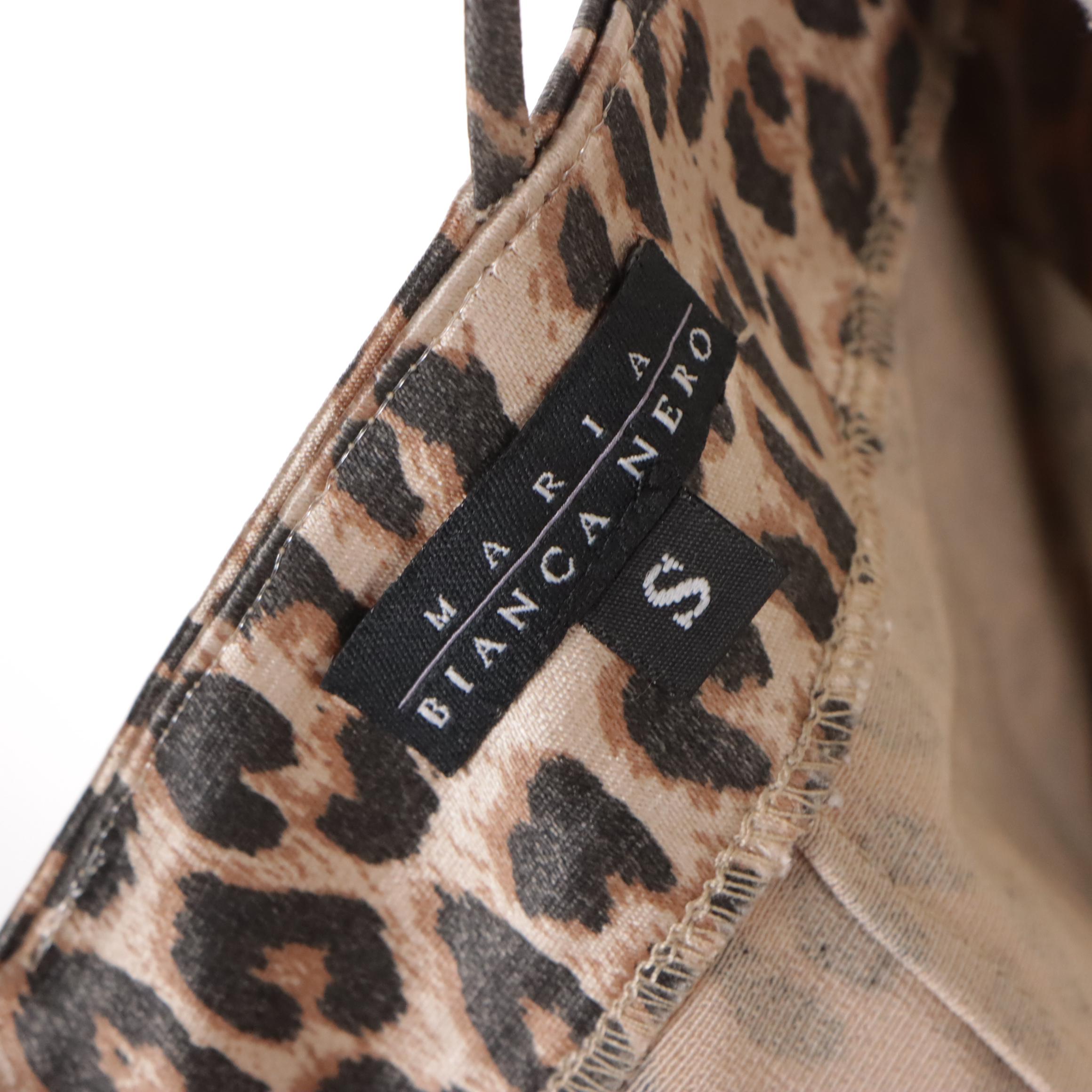 Maria Bianca Nero Leopard Print Mini Dress, Anna Molinard Fringed Sweater