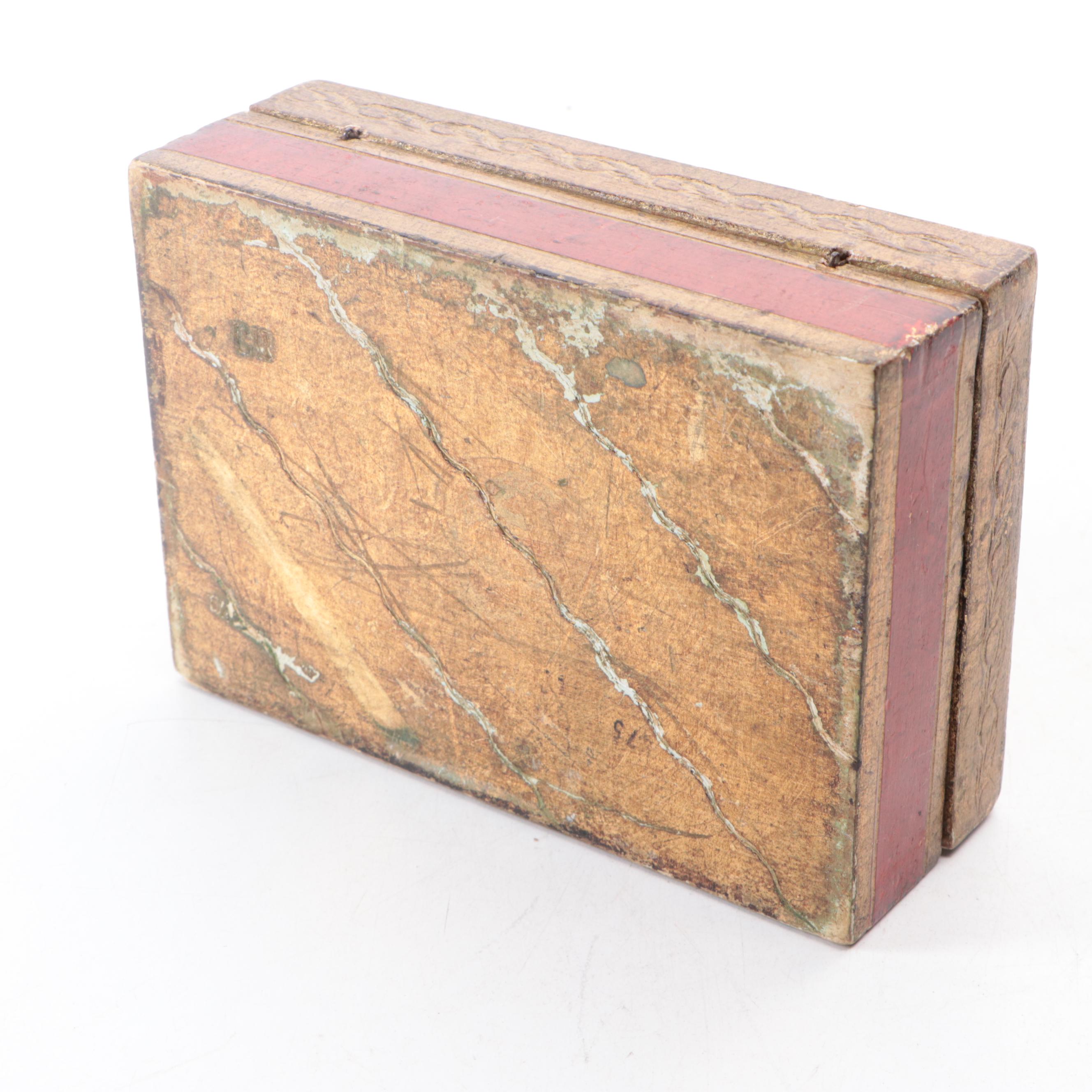 Neoclassical Style Chalkware Round Plaque and Other Décor