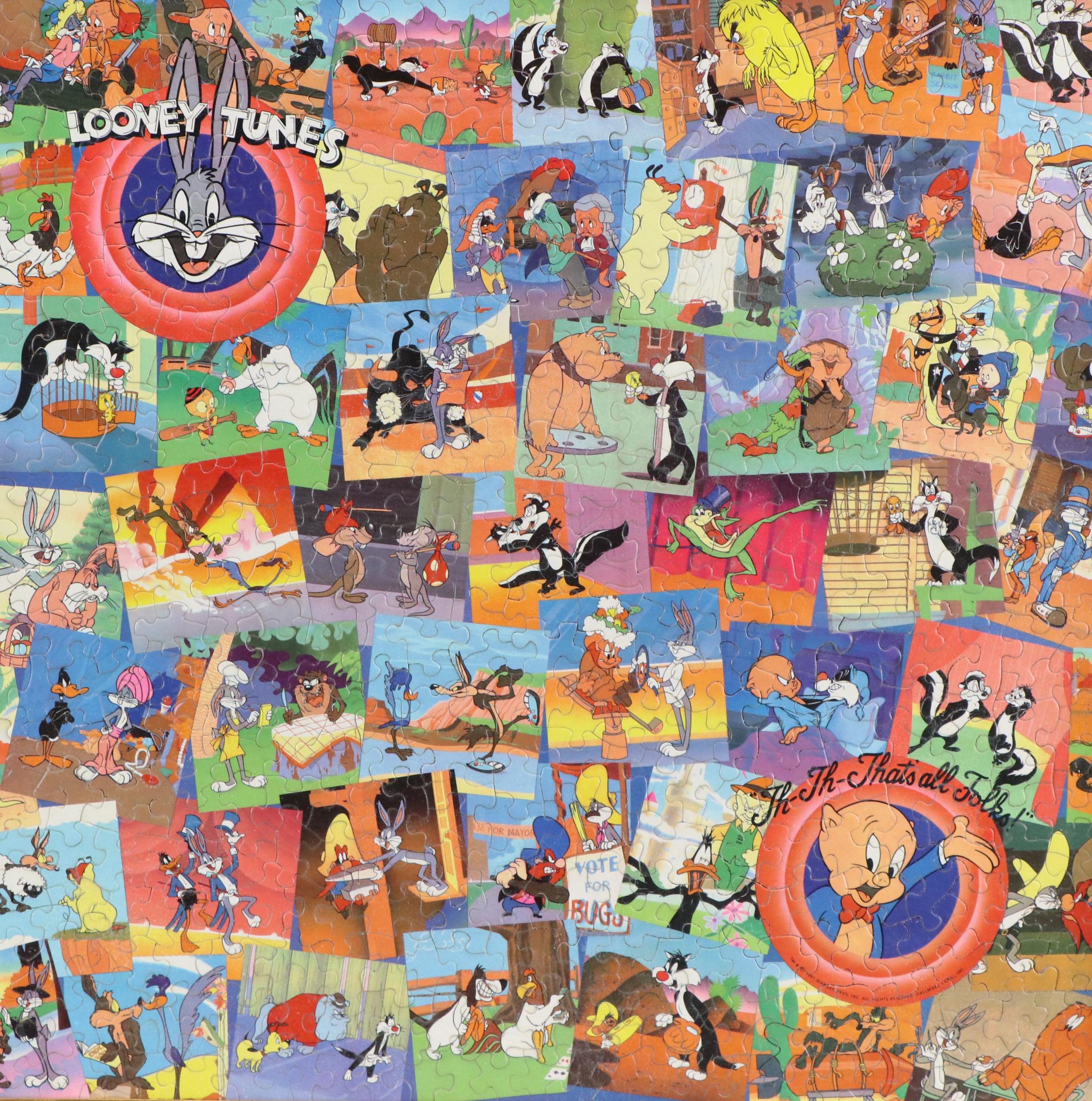 Matted Jigsaw Puzzle of Looney Tunes, 1991