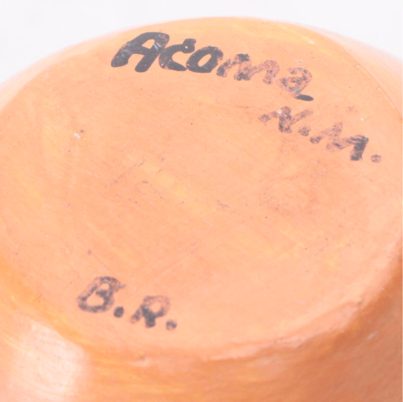 Southwestern Style Metal Belt Buckle, Acoma & Santa Clara Pueblo Ceramic Vases