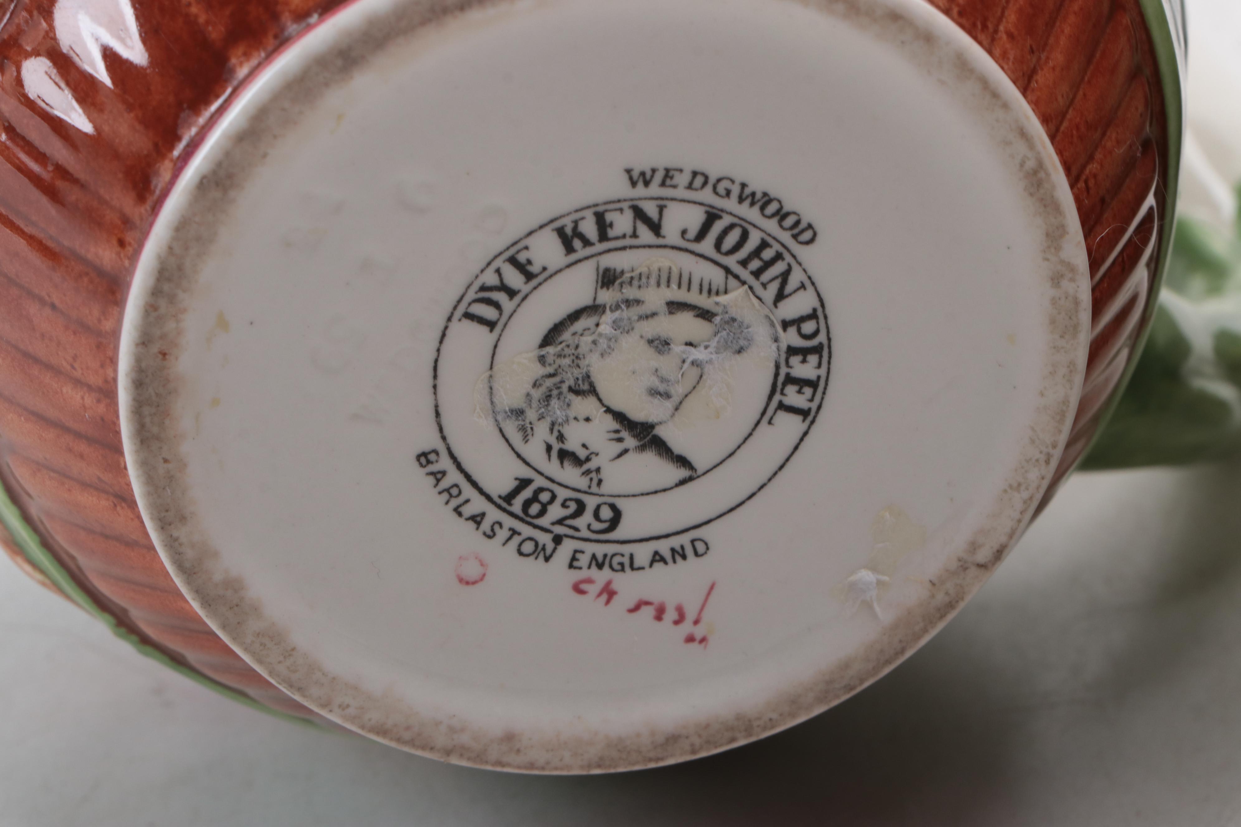 Wedgwood "D'Ye Ken John Peel Red" Ceramic Pitchers with More