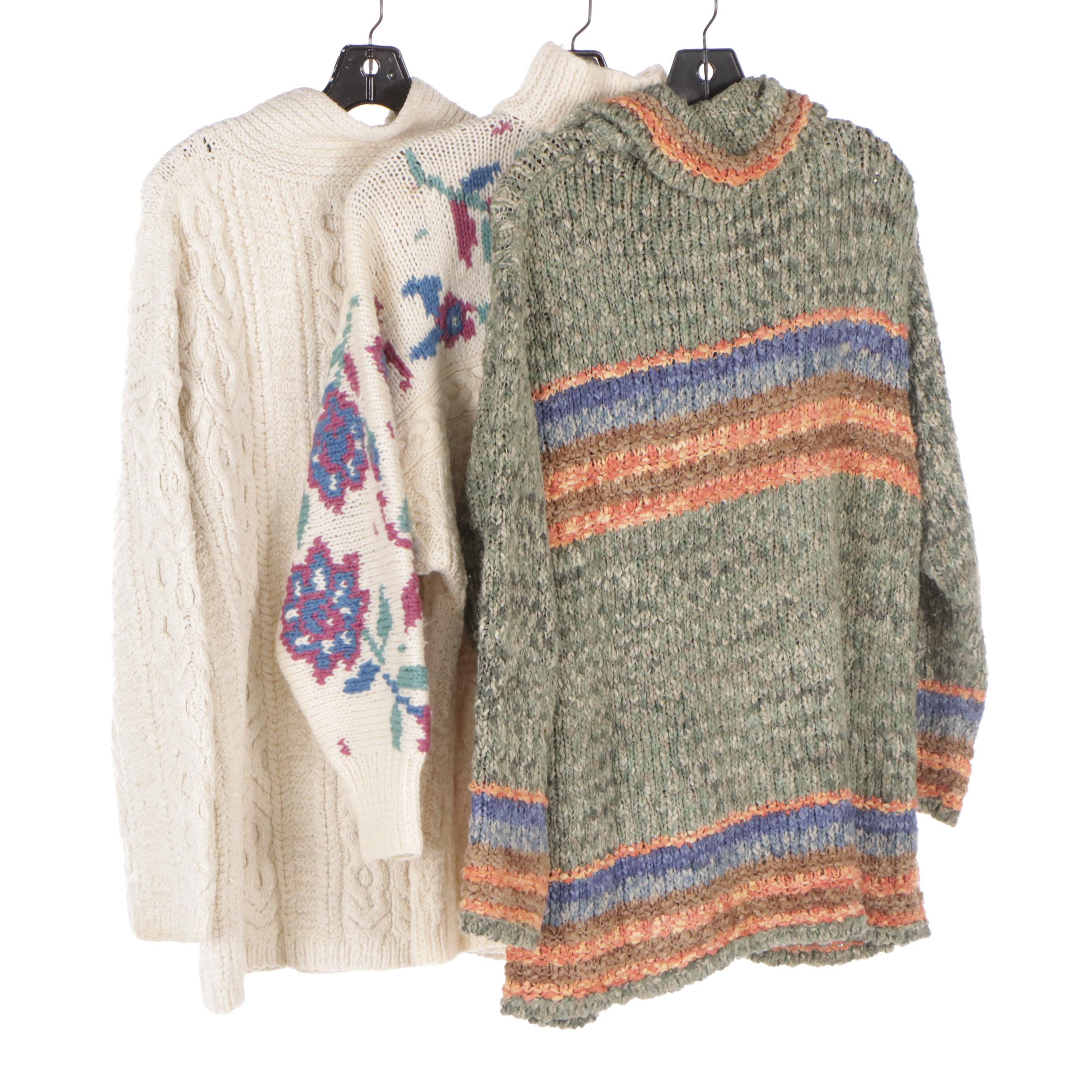 Ellen Tracy Knit Sweater, Genoa Cardigan Sweater, & Catharine Lover Knit Sweater