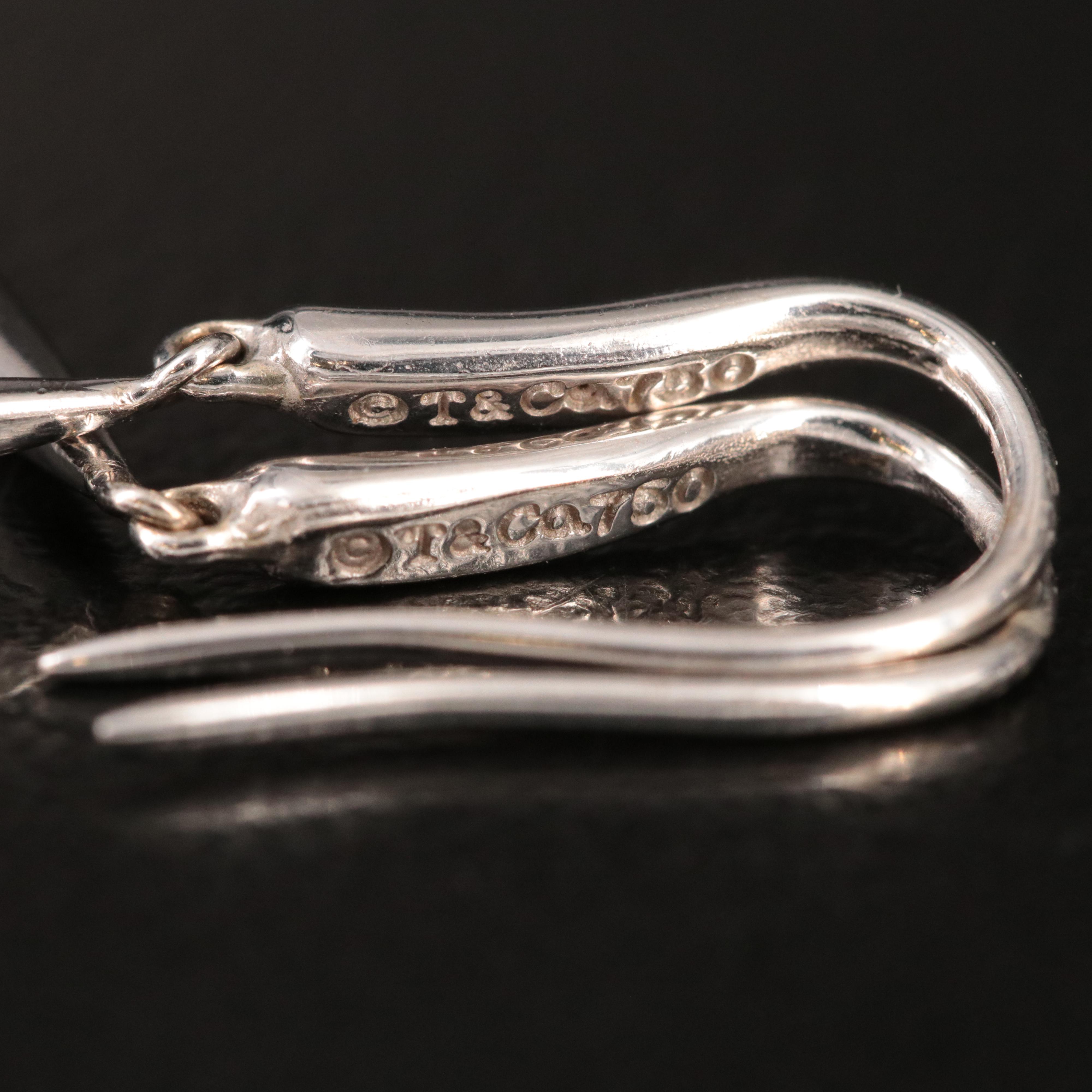 Tiffany & Co. 18K Feather Pendant Necklace and Earrings