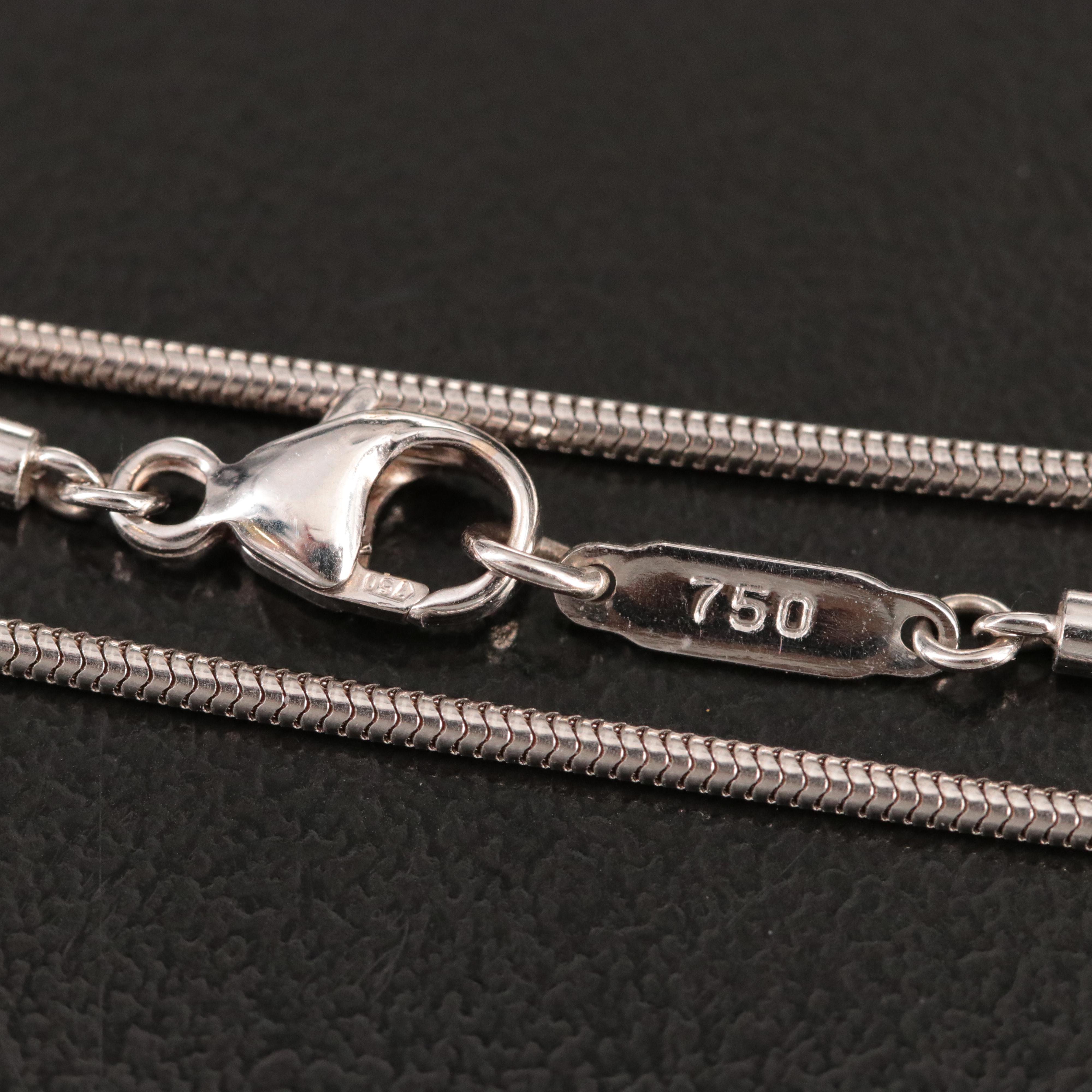 Tiffany & Co. 18K Feather Pendant Necklace and Earrings