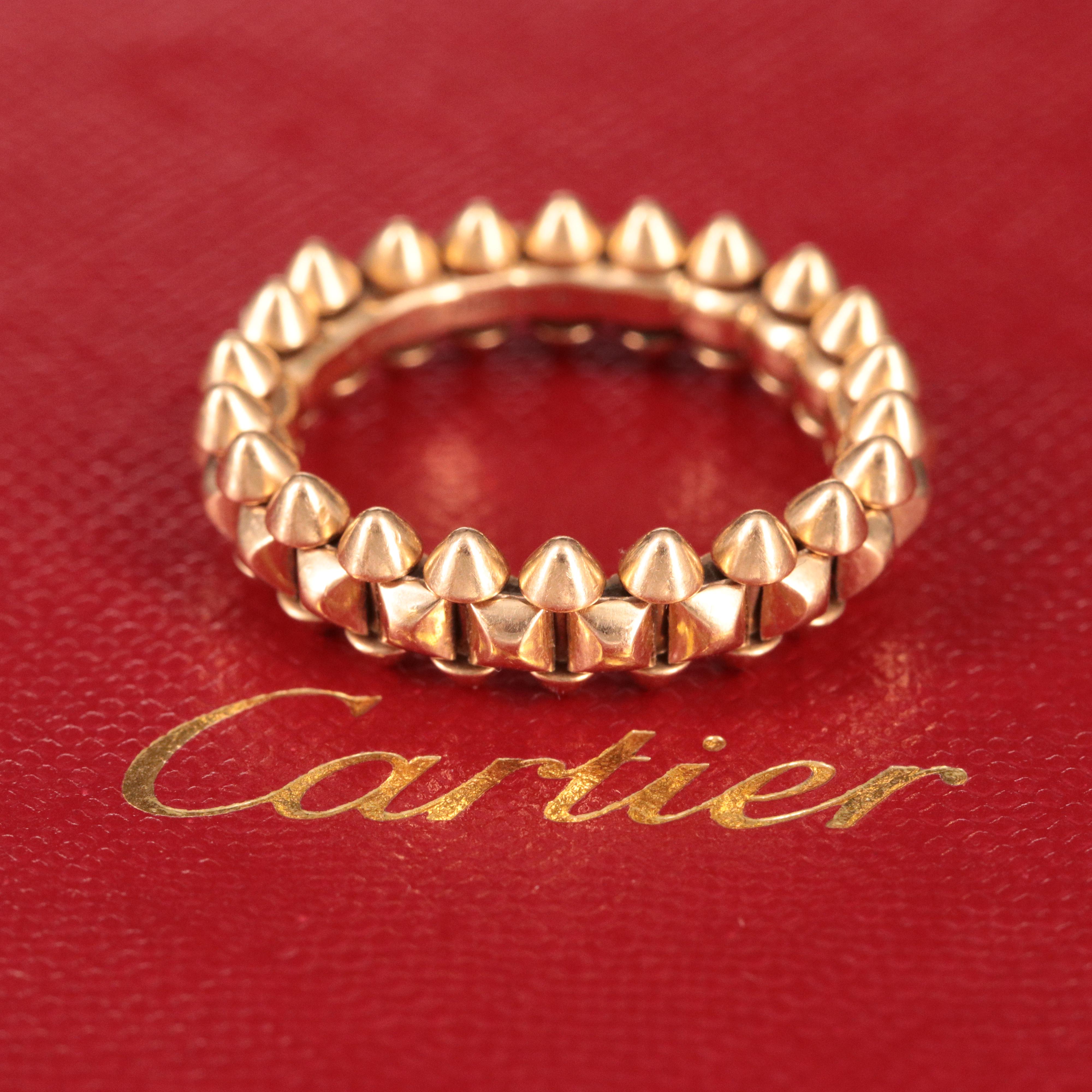Cartier Clash de Cartier 18K Rose Gold Ring EBTH