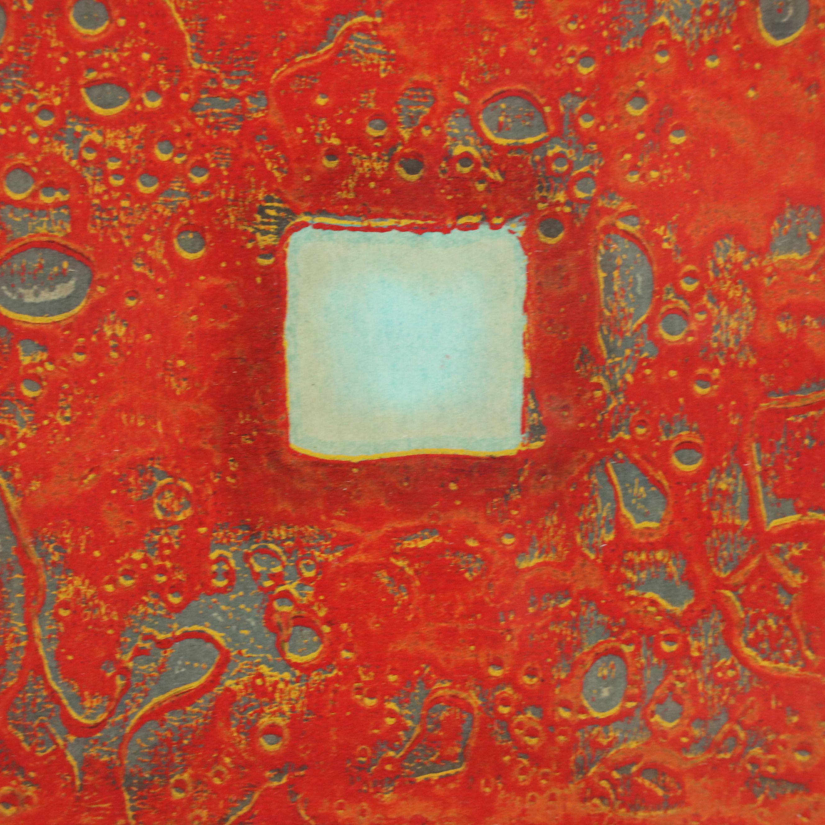 Hiroyuki Tajima Woodblock "The Stone Flag," 1971