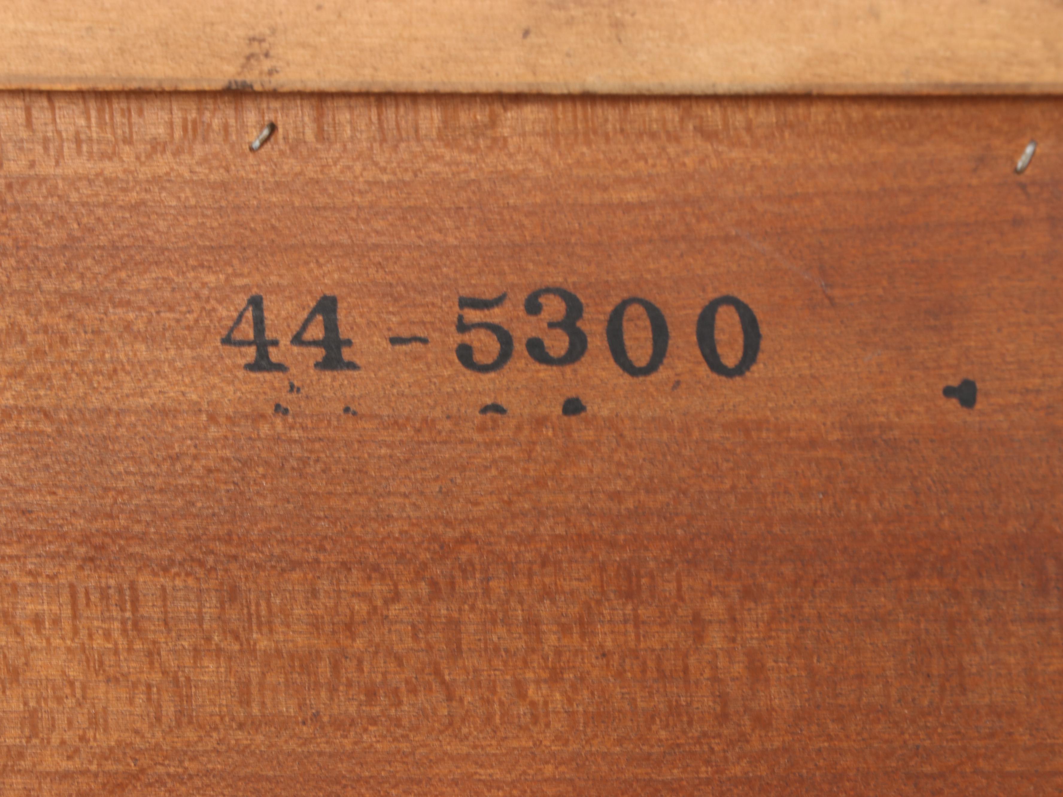 Louis Philippe Style Walnut Finish Panel Front Sideboard Cabinet