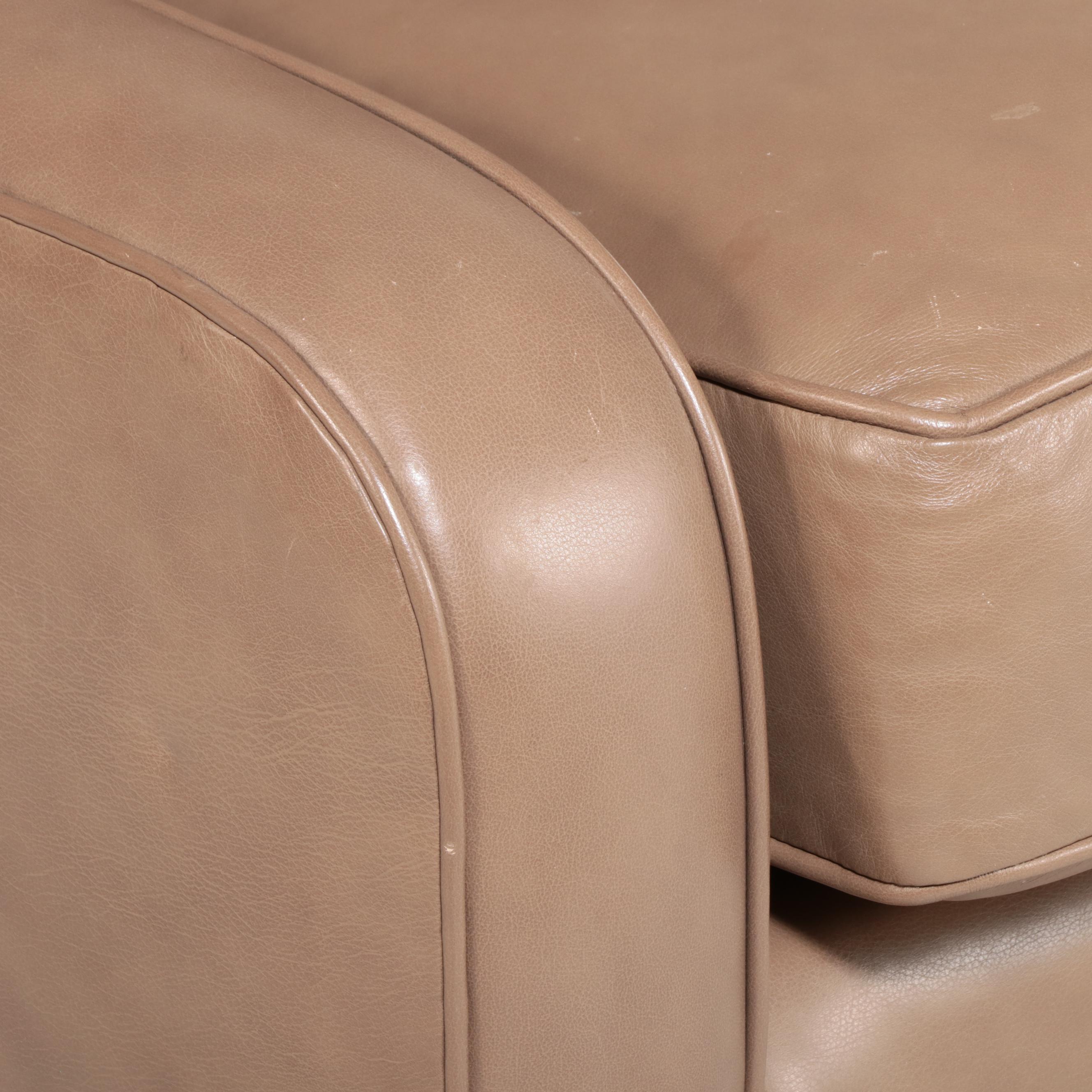 Vanguard Furniture American Bugalow Collection Leather Love Seat