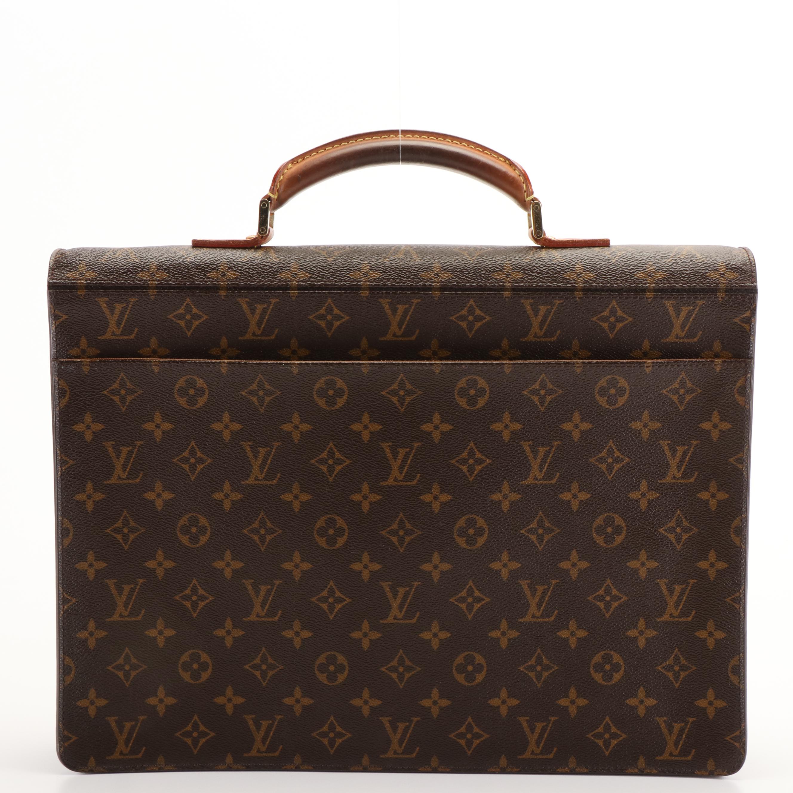 Louis Vuitton Robusto Business Briefcase in Monogram Coated Canvas
