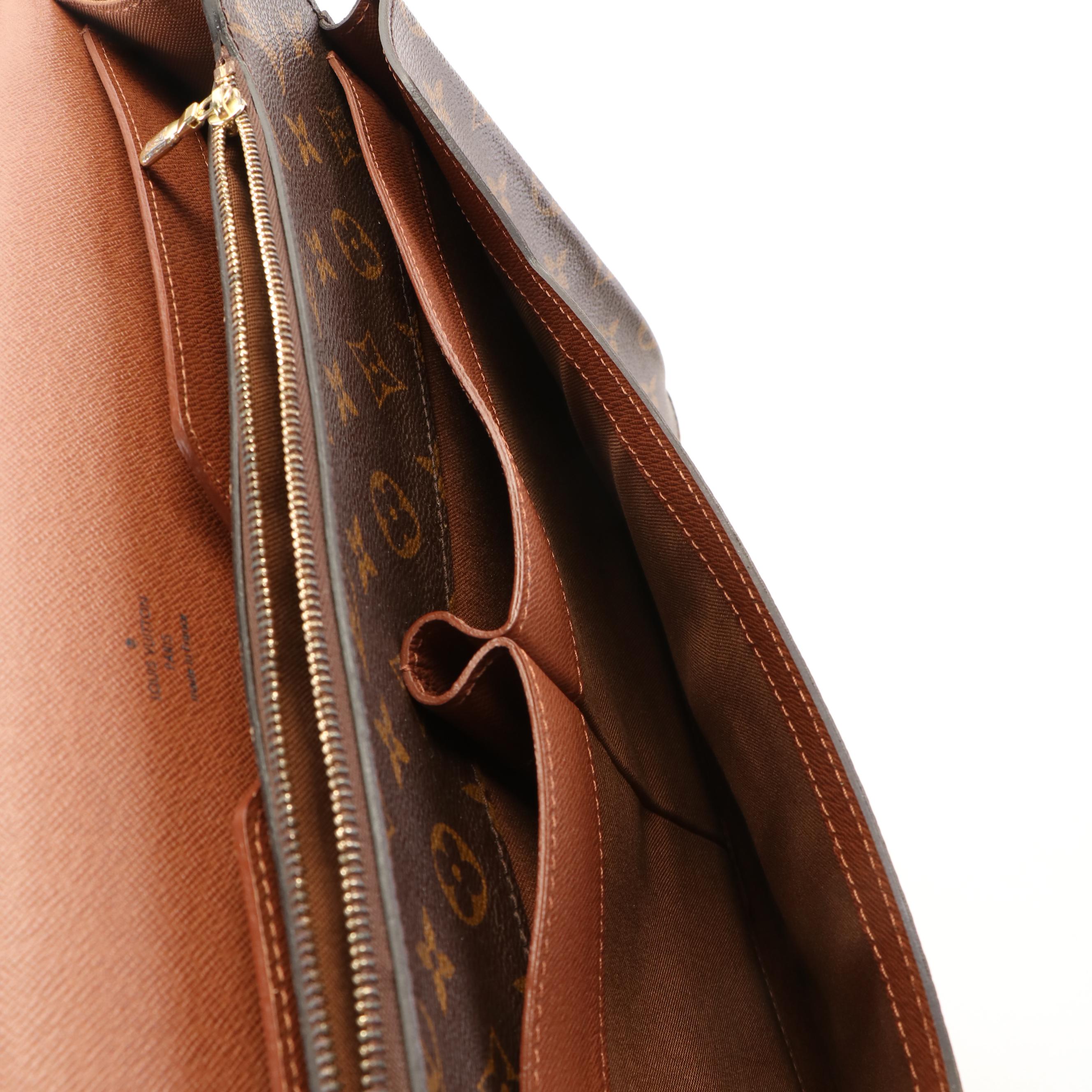 Louis Vuitton Robusto Business Briefcase in Monogram Coated Canvas