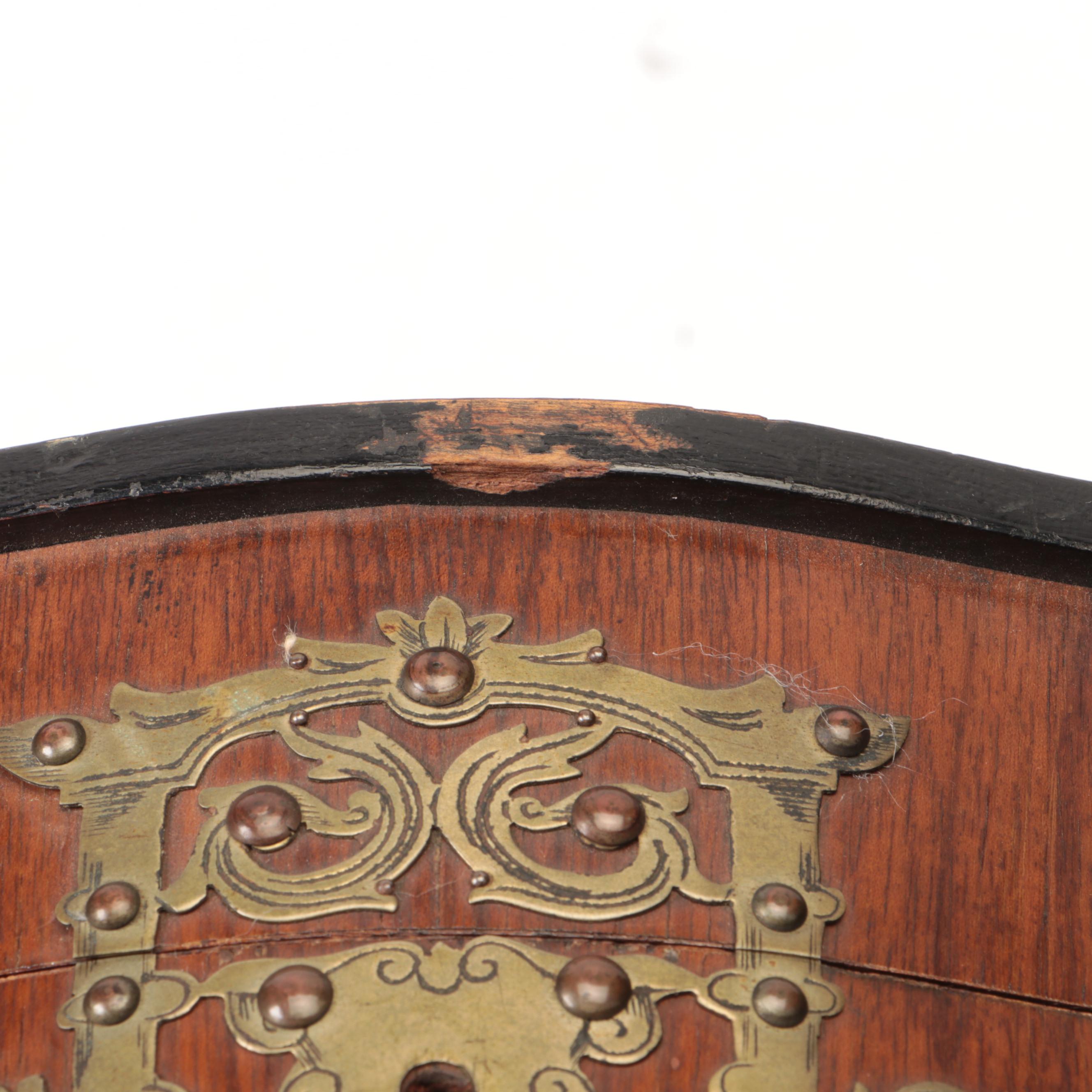 Metal Mounted Wood Game Compendium, Early 20th Century