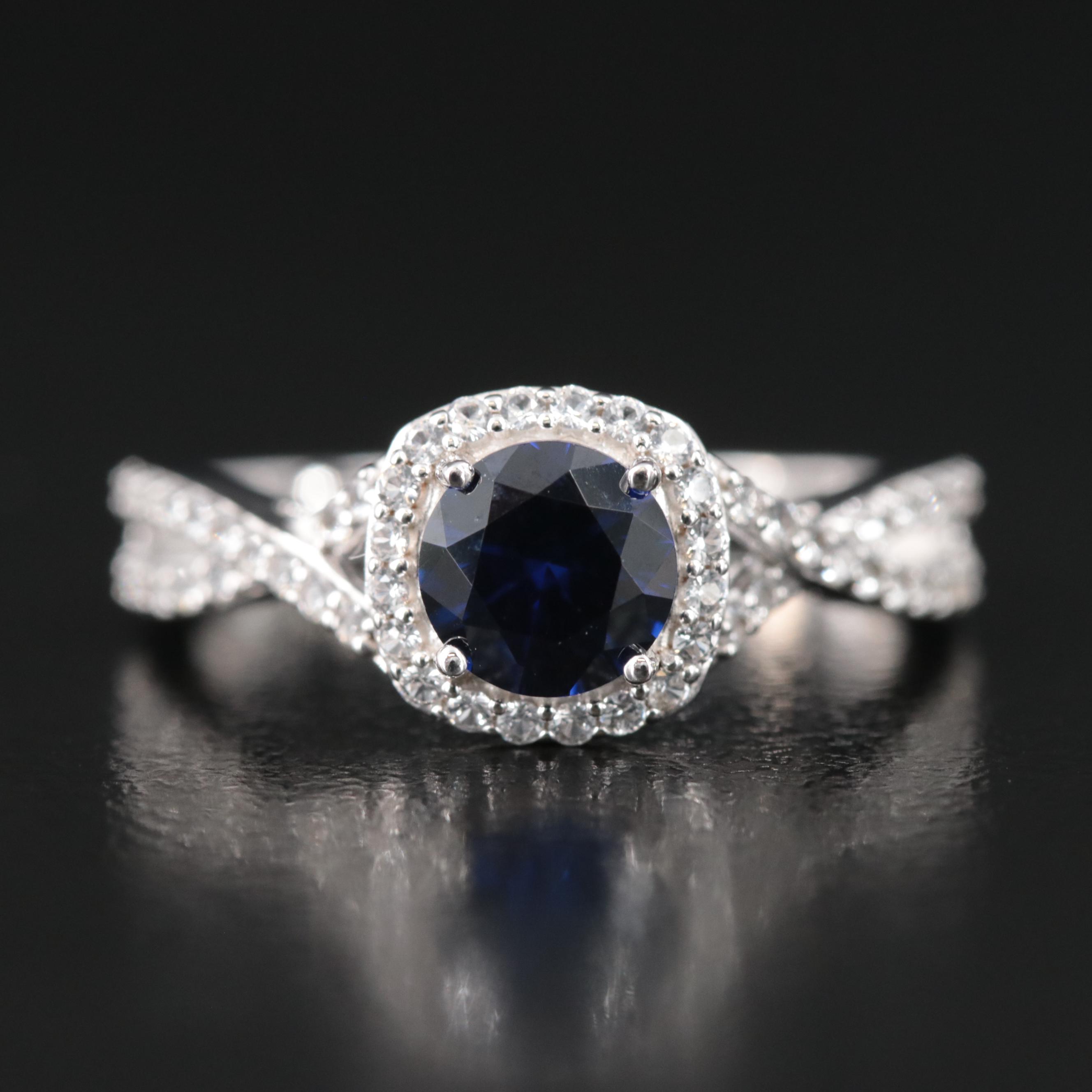 Sterling Sapphire Ring